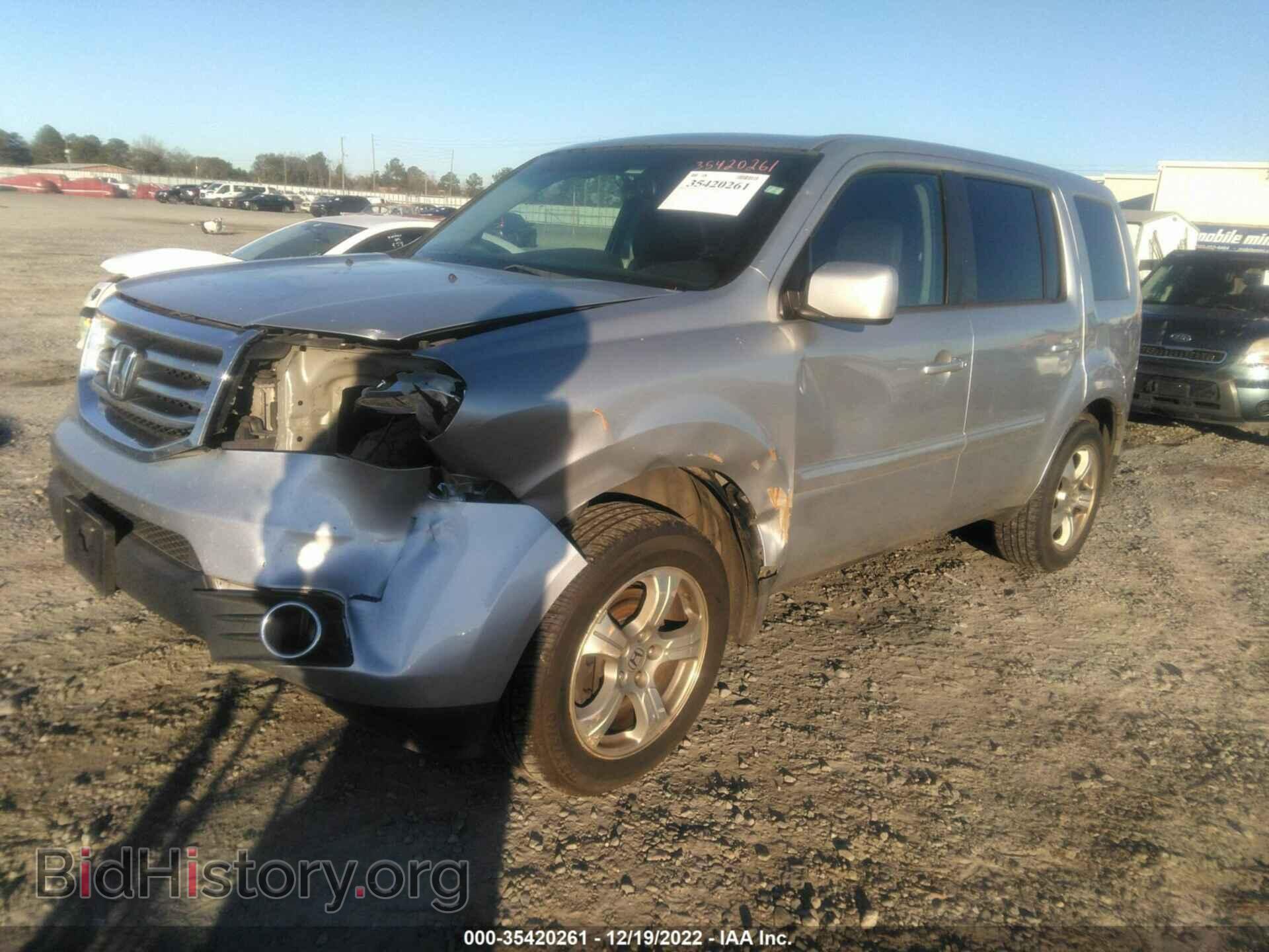 2013 HONDA PILOT - VIN: 5FNYF3H55DB019900 - Фото 2