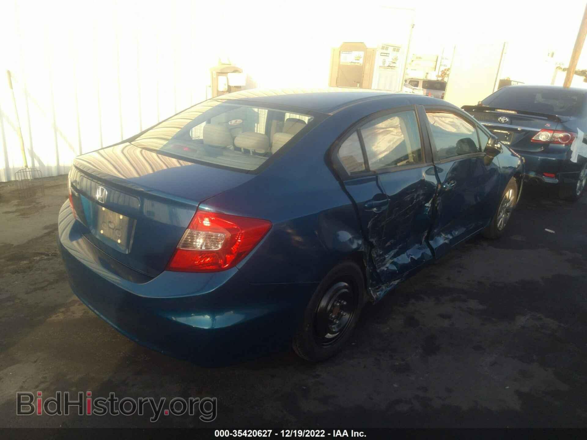 2012 HONDA CIVIC SDN - VIN: 2HGFB2F51CH579701 - Фото 4