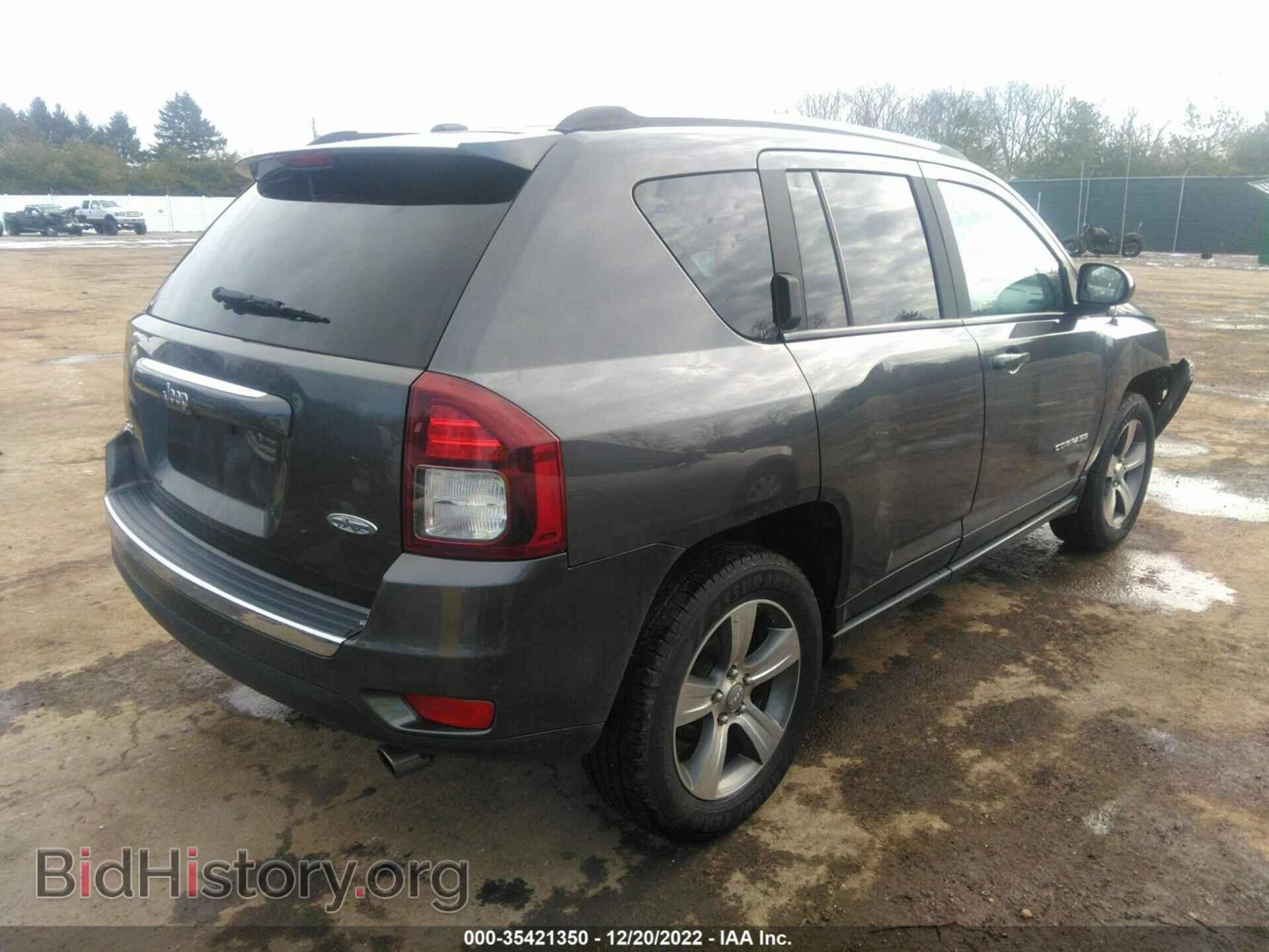 2016 JEEP COMPASS - VIN: 1C4NJDEB0GD793632 - Фото 4