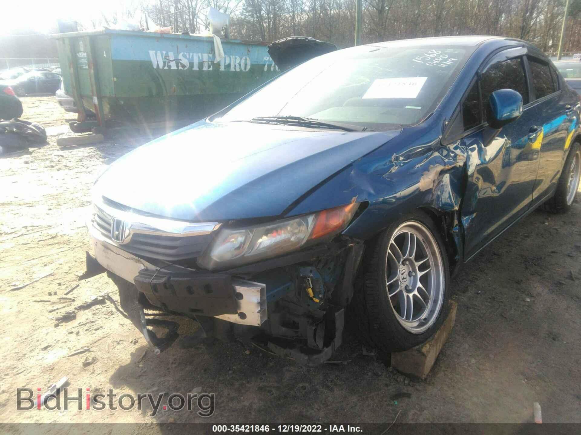 2012 HONDA CIVIC SDN - VIN: 2HGFB2F59CH501568 - Фото 6