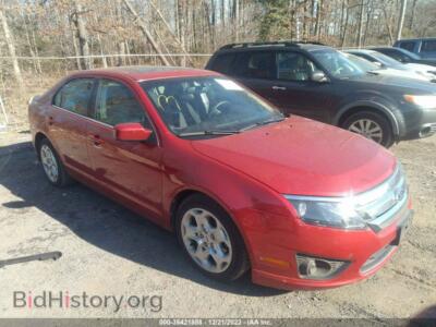 2011 Ford FUSION SE, красный — VIN 3FAHP0HA6BR229786, IAAI
