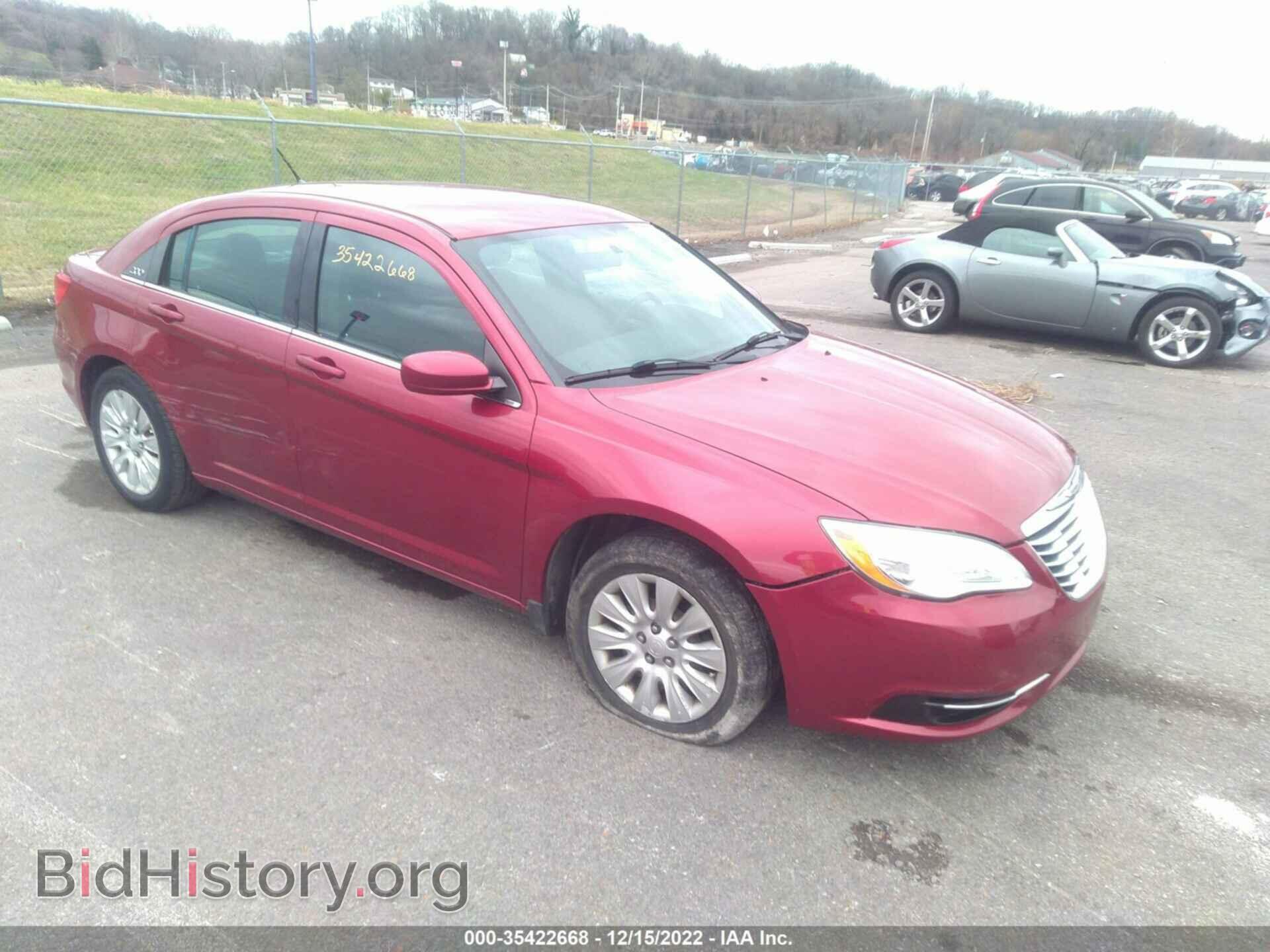 Фотография 1C3CCBAB4CN282607 - CHRYSLER 200 2012