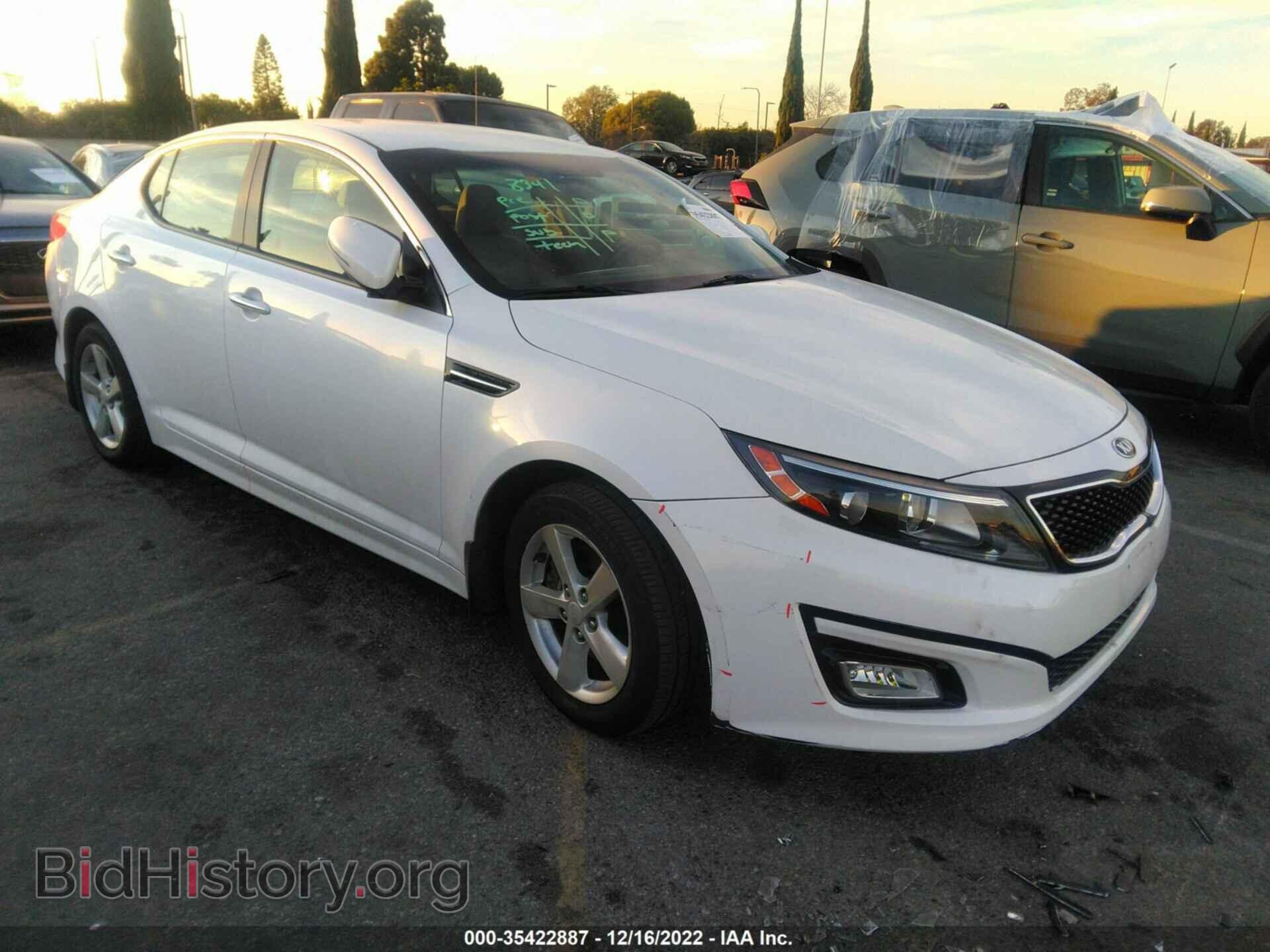 Фотография KNAGM4A75F5658055 - KIA OPTIMA 2015