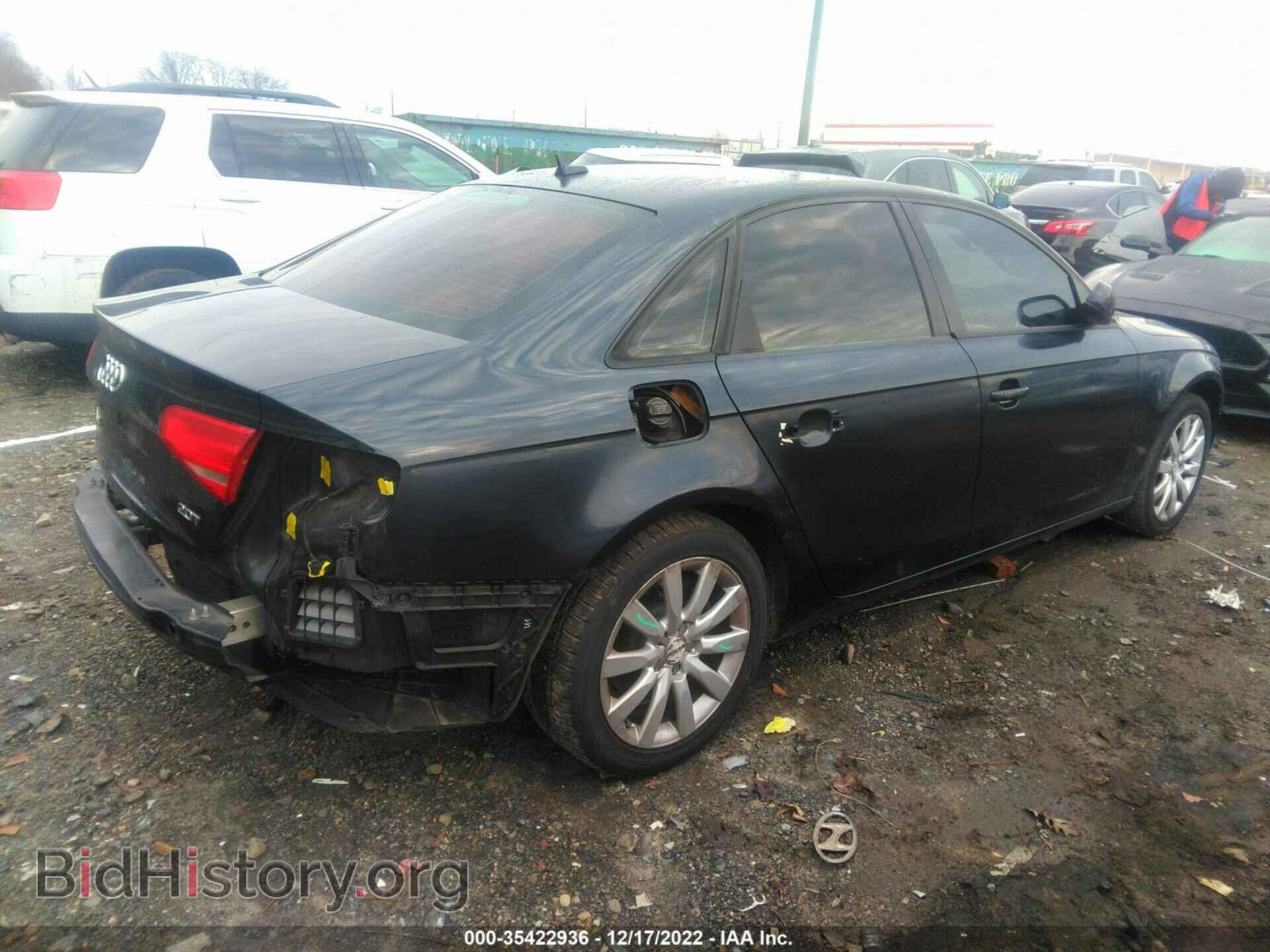2013 AUDI A4 - VIN: WAUAFAFL2DN016331 - Photo 4
