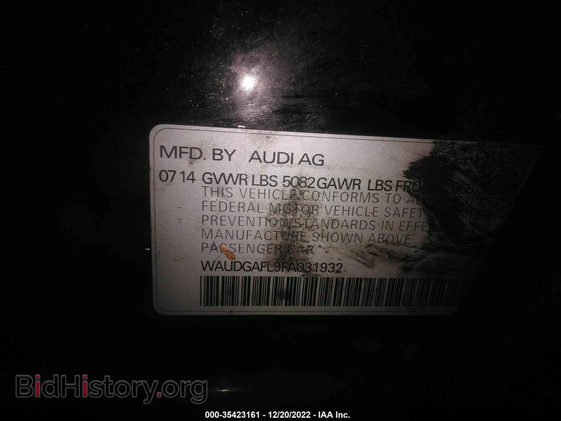 2015 AUDI S4 - VIN: WAUDGAFL9FA031932 - Photo 9