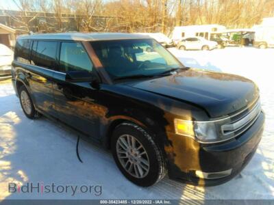 2014 Ford FLEX SEL, black — VIN 2FMHK6C84EBD43803, IAAI
