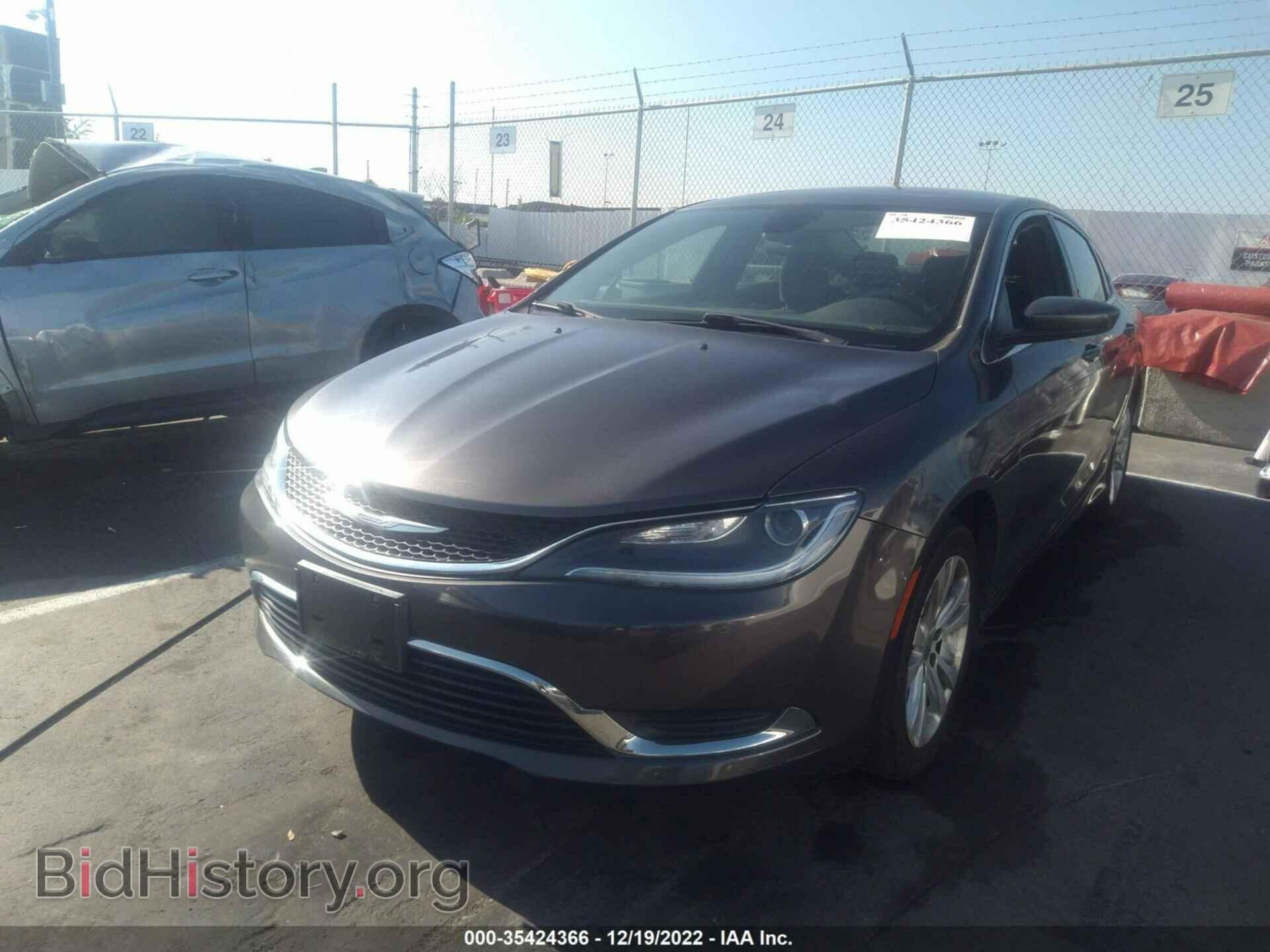 2016 CHRYSLER 200 - VIN: 1C3CCCAB3GN107504 - Фото 2