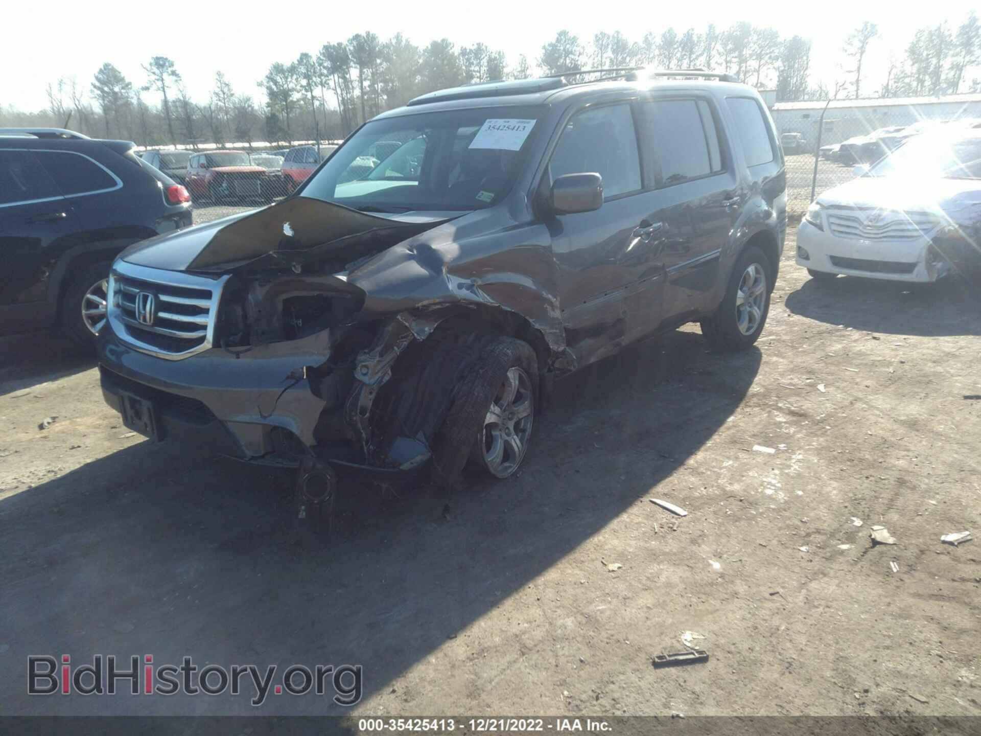 2014 HONDA PILOT - VIN: 5FNYF4H71EB009146 - Фото 2