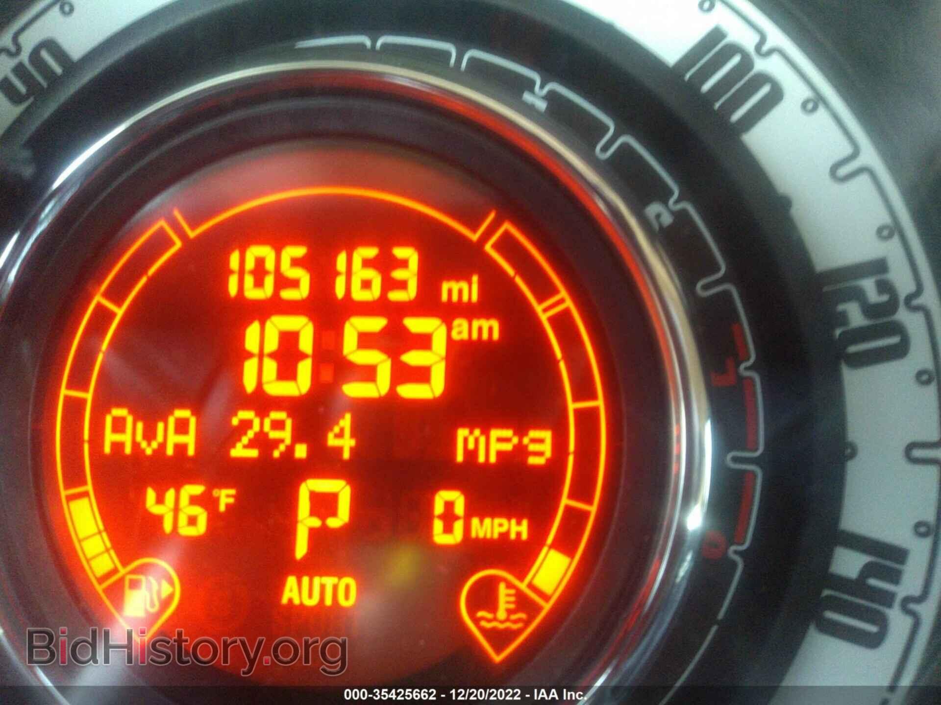 2012 FIAT 500 - VIN: 3C3CFFARXCT355099 - Фото 7