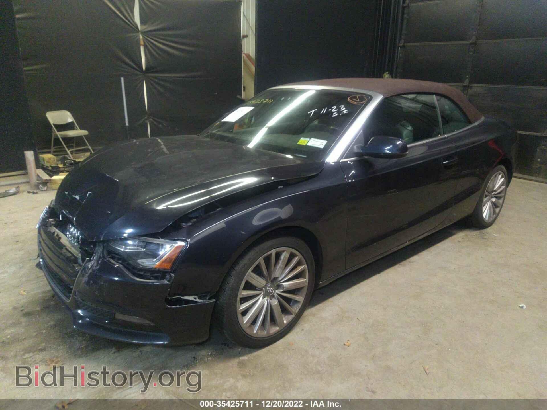 2013 AUDI A5 - VIN: WAULFAFH2DN007164 - Photo 2