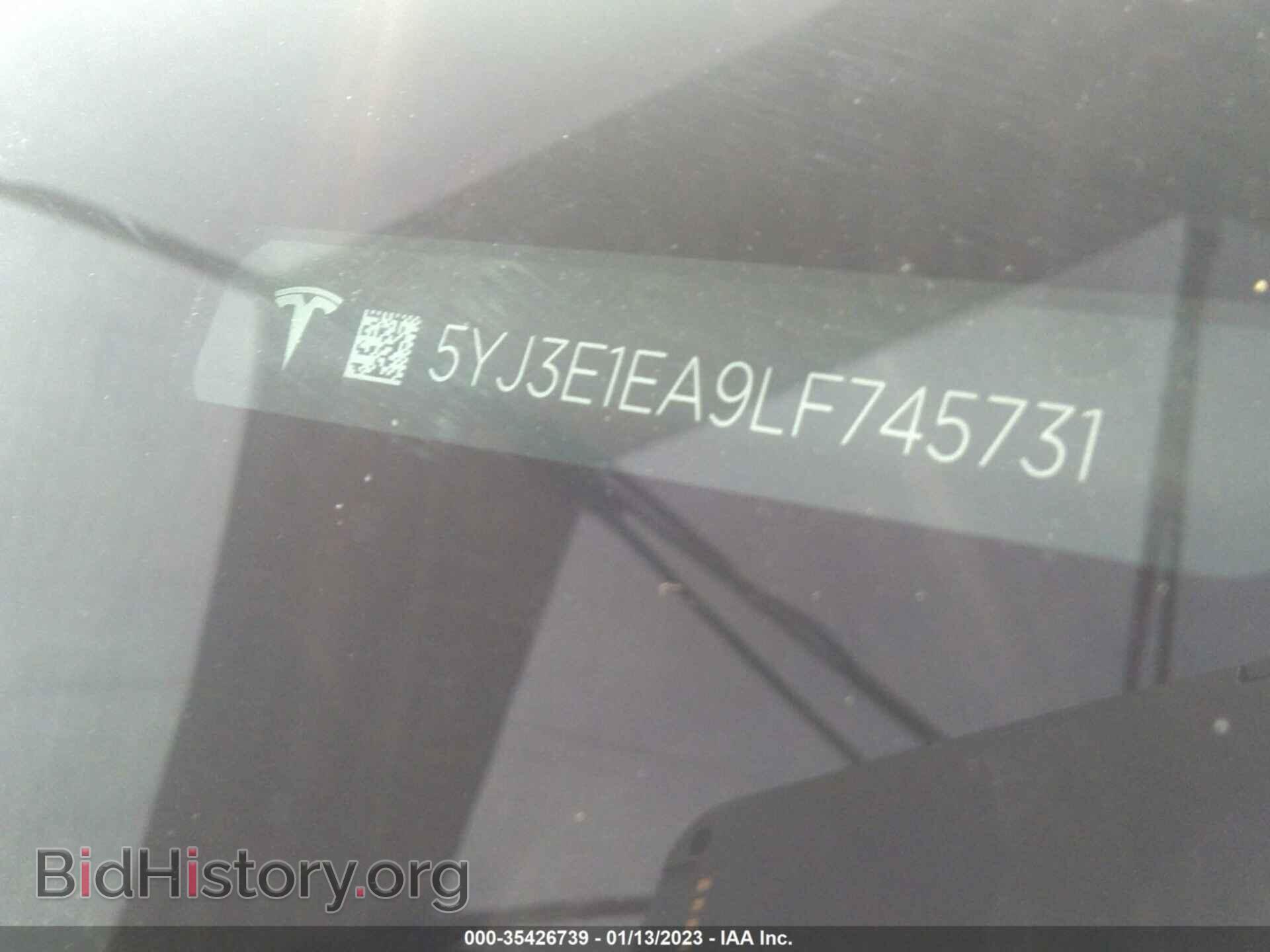 2020 TESLA MODEL 3 - VIN: 5YJ3E1EA9LF745731 - Фото 9