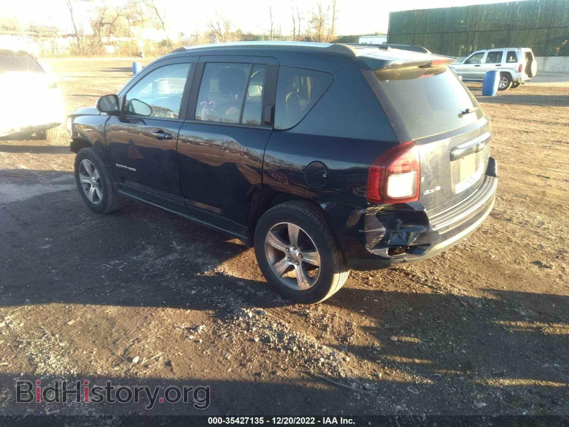 2016 JEEP COMPASS - VIN: 1C4NJDEB4GD793617 - Фото 3