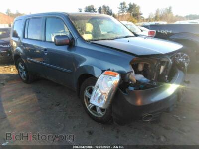 2013 Honda PILOT EX, серый — VIN 5FNYF4H45DB077082, IAAI