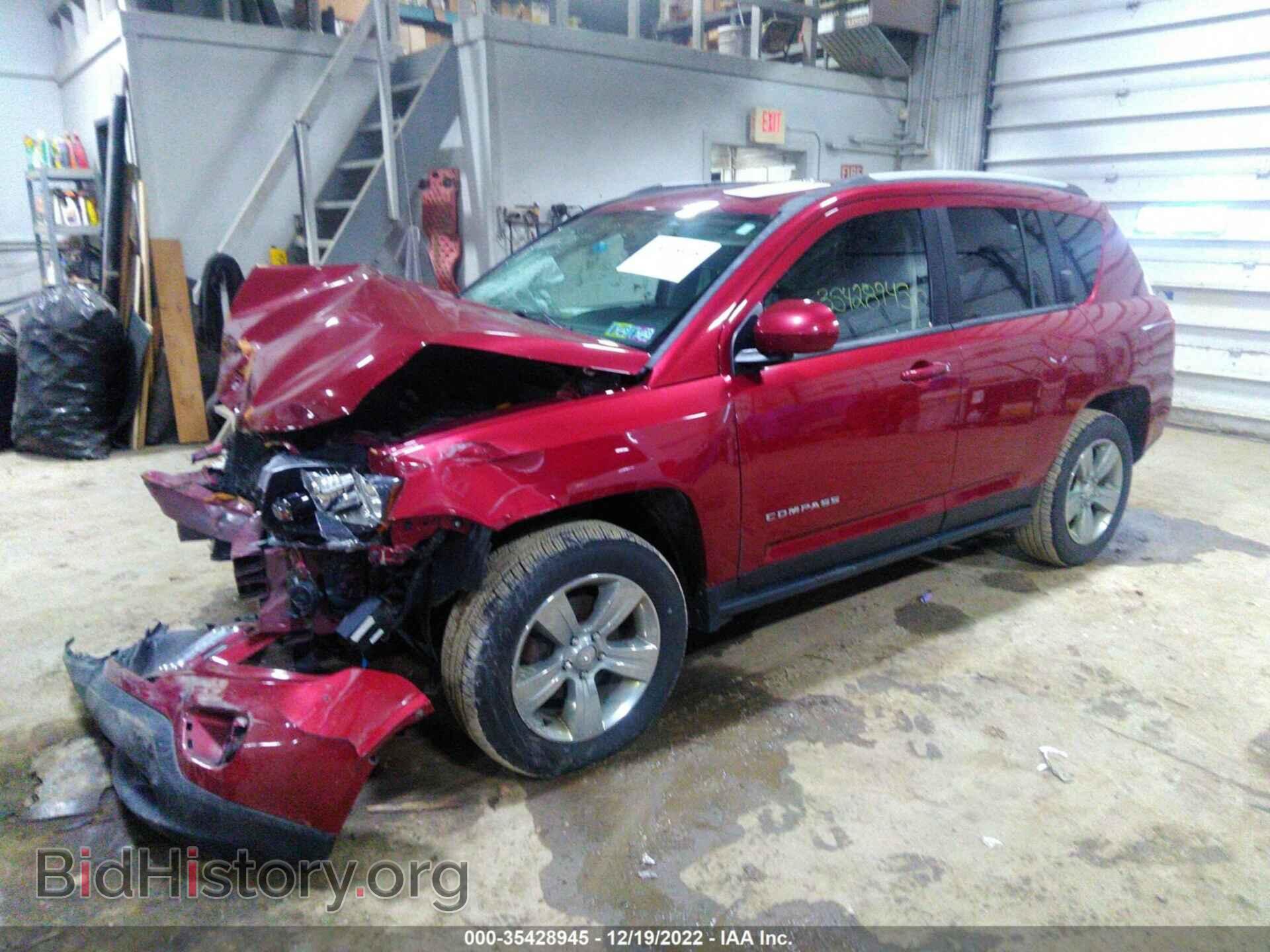 2015 JEEP COMPASS - VIN: 1C4NJDEBXFD426607 - Фото 2