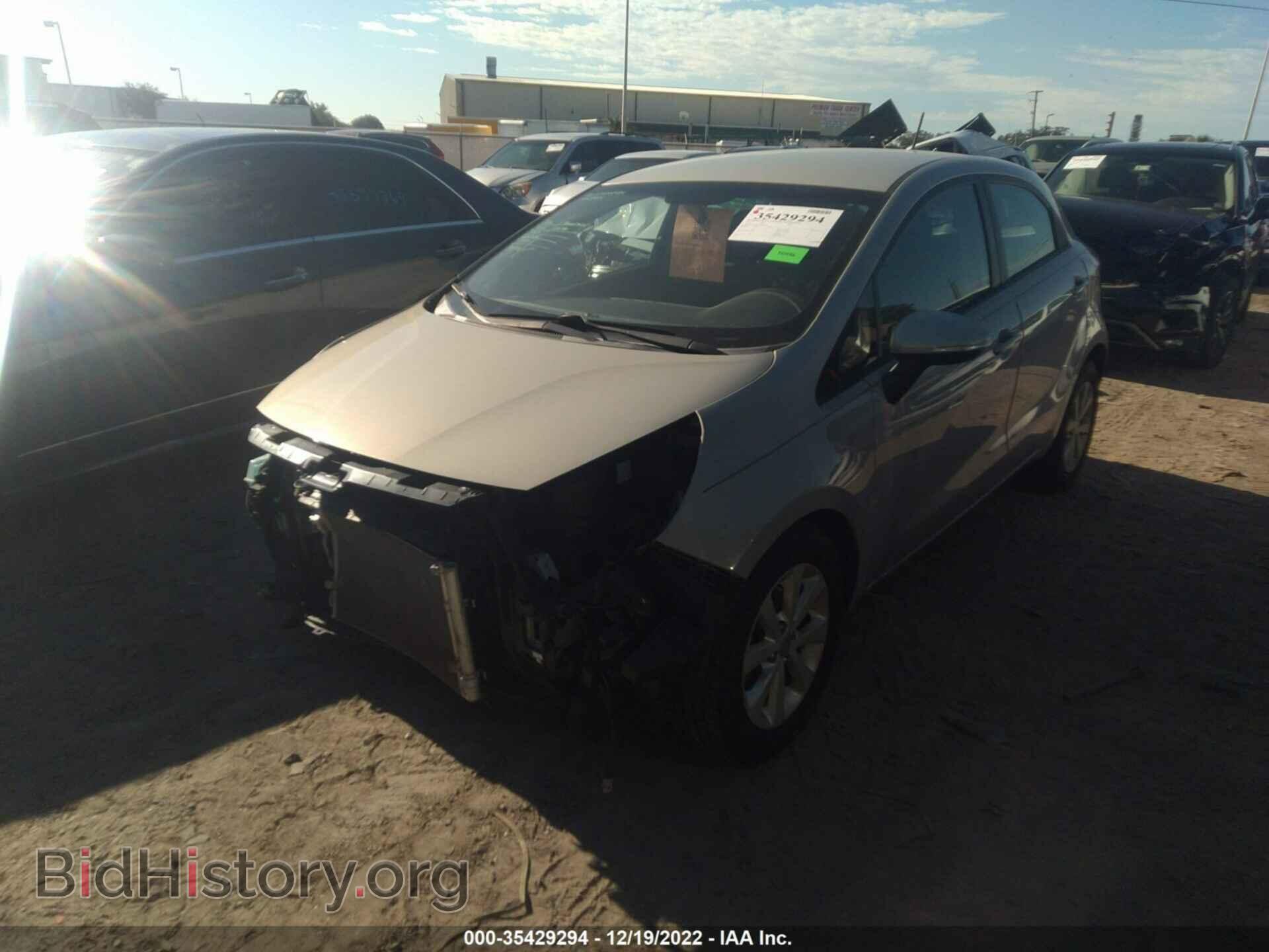 2012 KIA RIO - VIN: KNADN5A39C6028192 - Фото 2