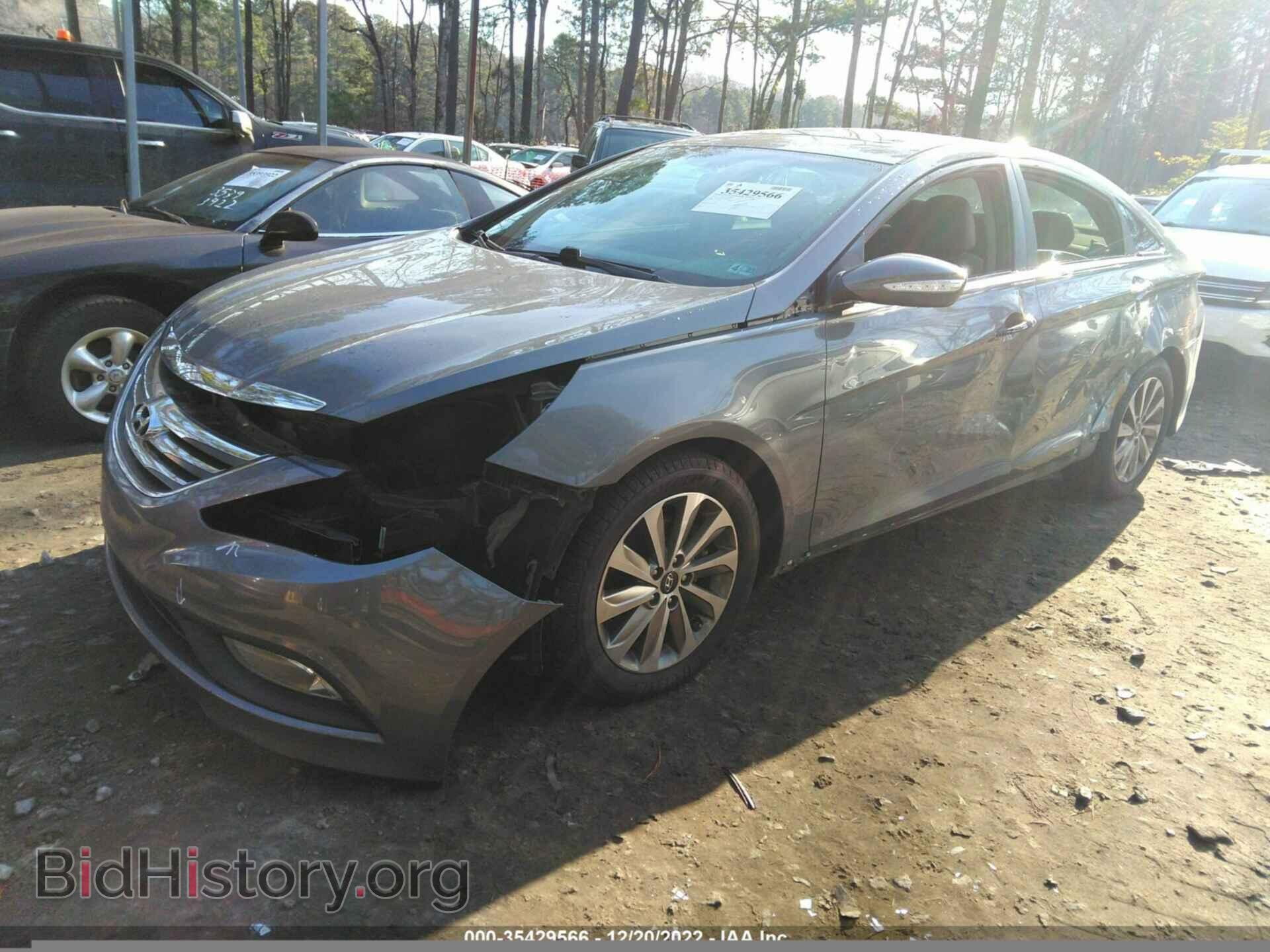 2014 HYUNDAI SONATA - VIN: 5NPEC4AC5EH827421 - Фото 2