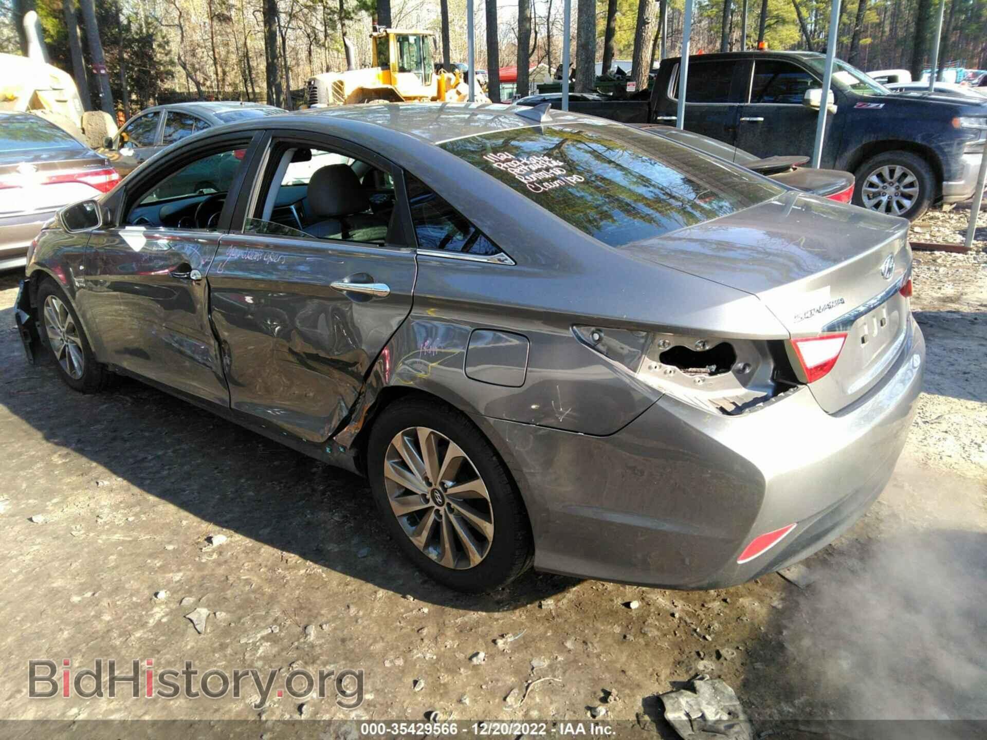 2014 HYUNDAI SONATA - VIN: 5NPEC4AC5EH827421 - Фото 3
