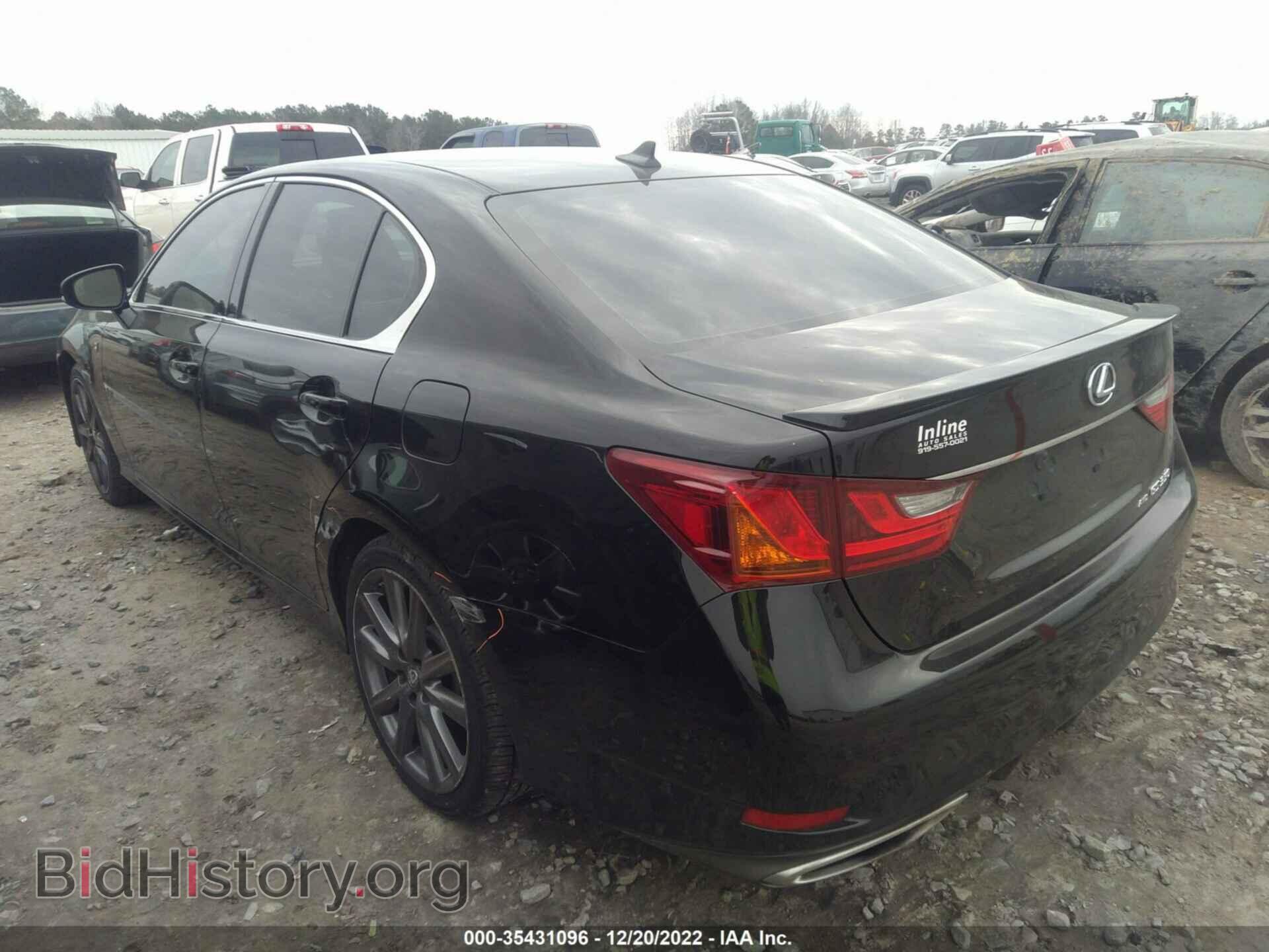 2014 LEXUS GS 350 - VIN: JTHCE1BL3E5024037 - Фото 3