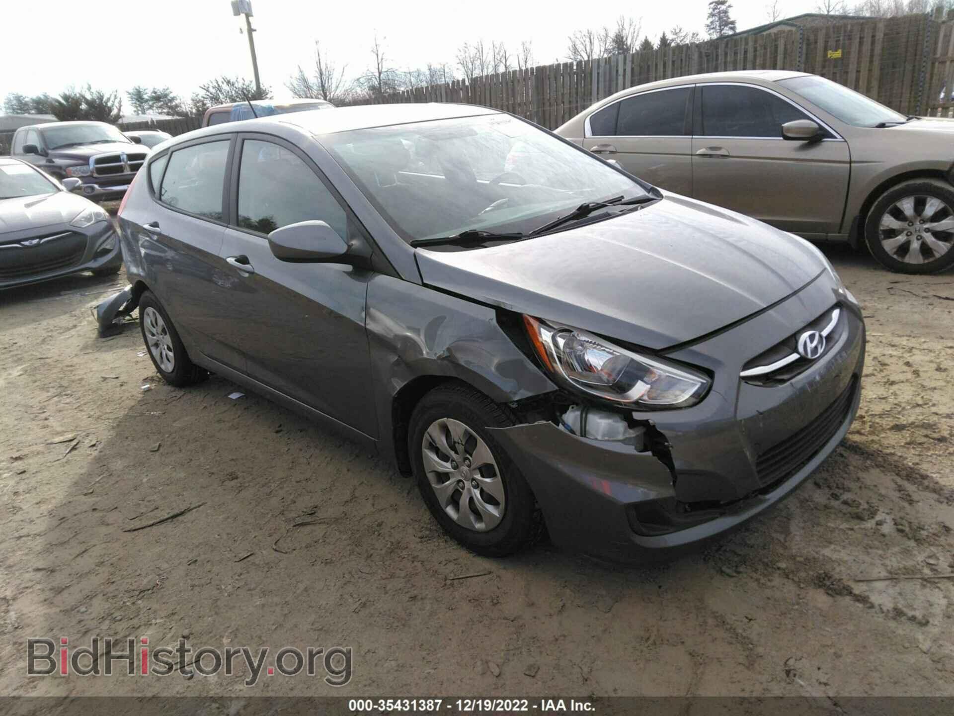 Photo KMHCT5AE1HU313506 - HYUNDAI ACCENT 2017