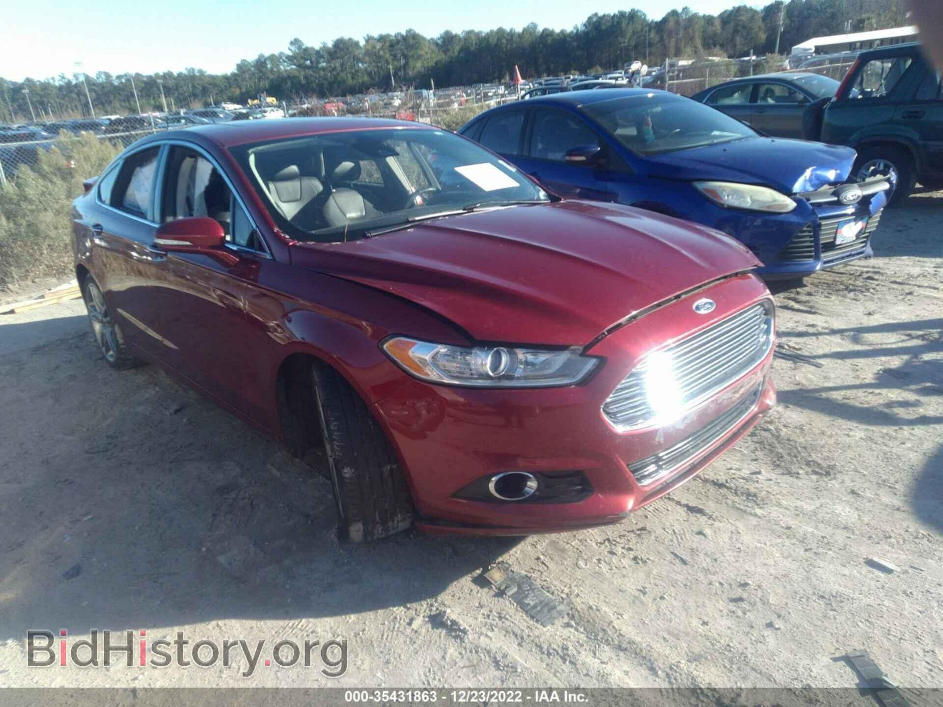 Photo 3FA6P0D91DR355320 - FORD FUSION 2013