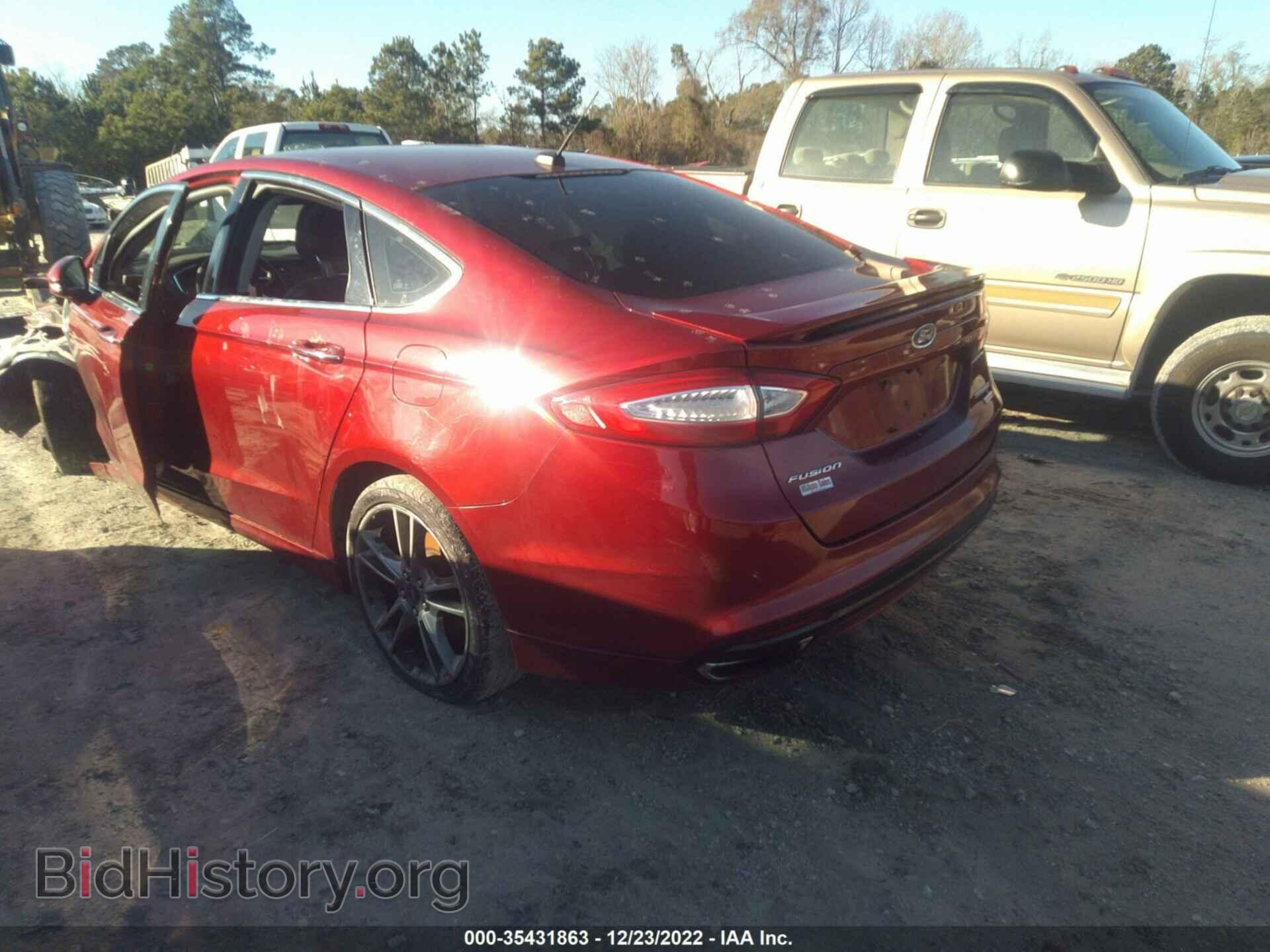 2013 FORD FUSION - VIN: 3FA6P0D91DR355320 - Фото 3