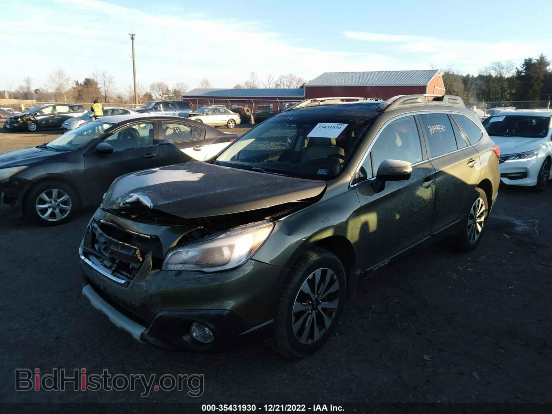2016 SUBARU OUTBACK - VIN: 4S4BSBLCXG3340264 - Фото 2