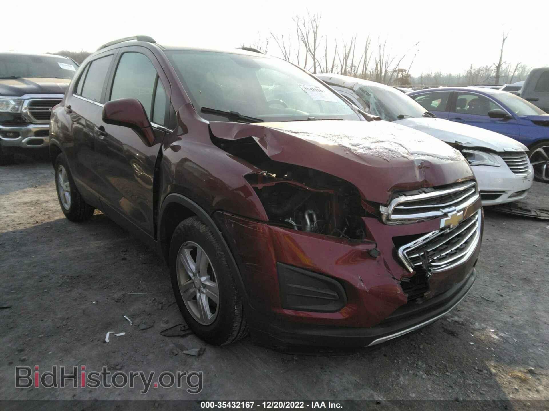Photo 3GNCJLSB8GL255283 - CHEVROLET TRAX 2016