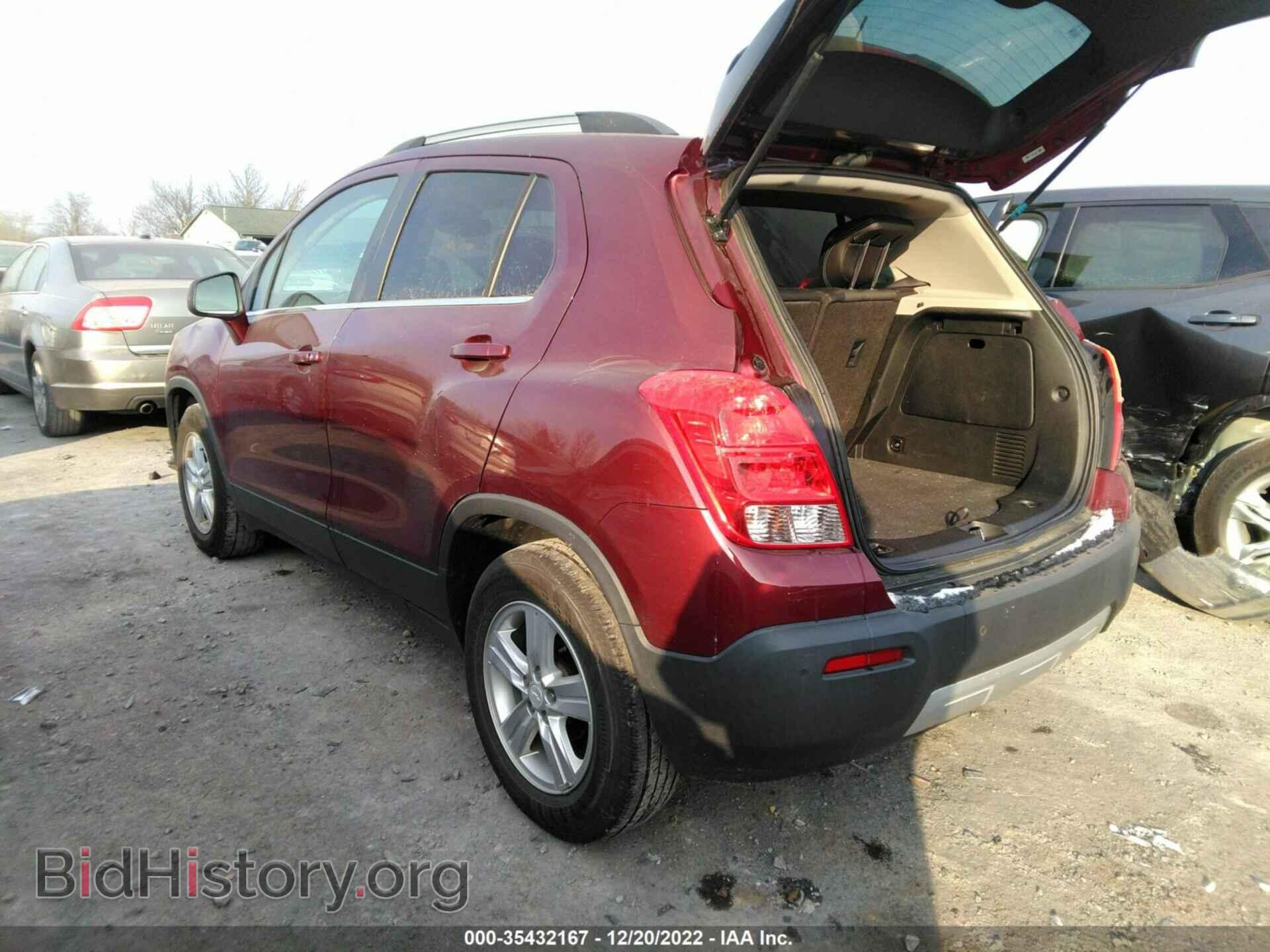 2016 CHEVROLET TRAX - VIN: 3GNCJLSB8GL255283 - Фото 3