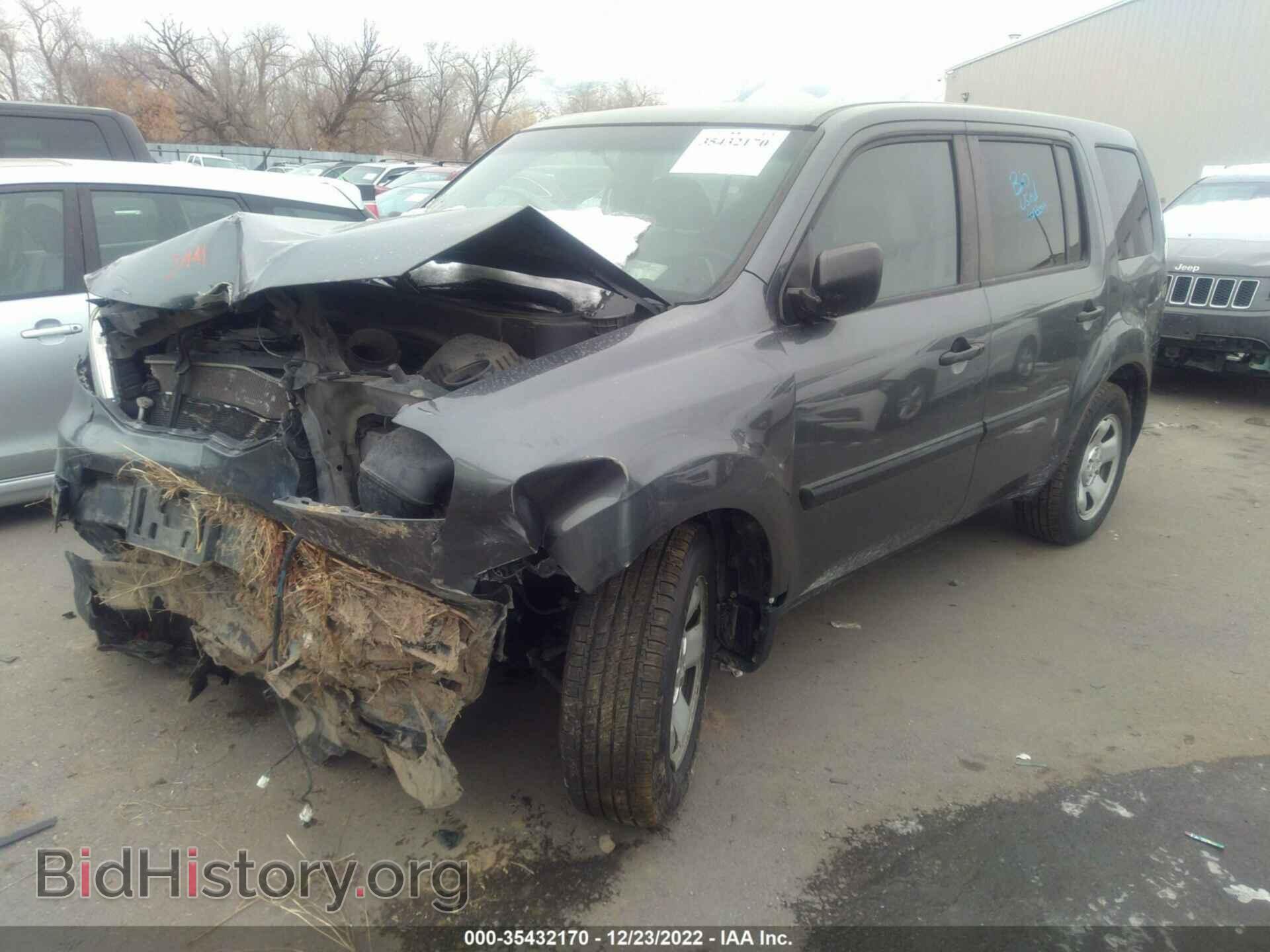 2013 HONDA PILOT - VIN: 5FNYF4H26DB057857 - Фото 2