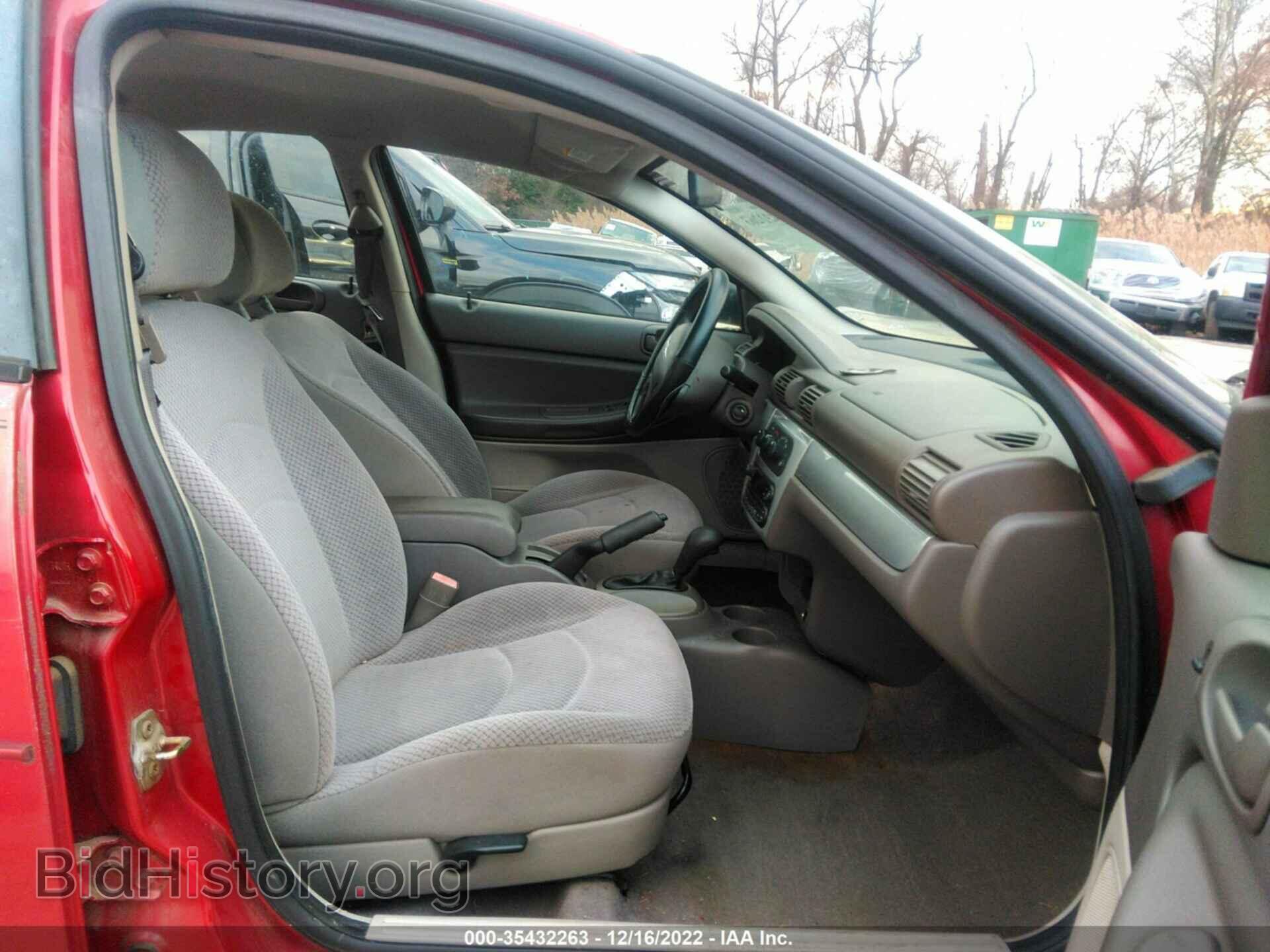 2006 CHRYSLER SEBRING SDN - VIN: 1C3EL56R66N247765 - Фото 5