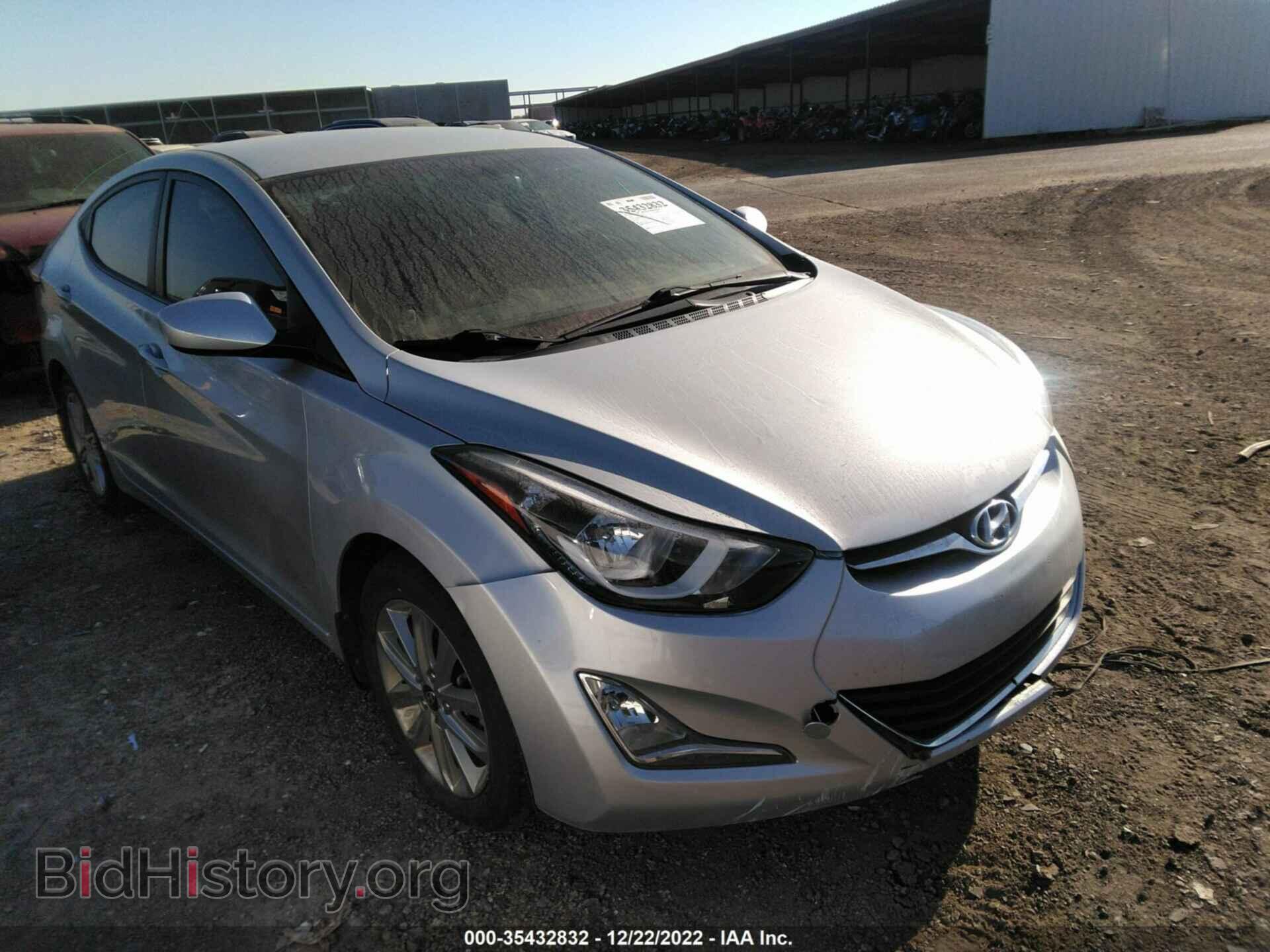 Фотография KMHDH4AEXEU180997 - HYUNDAI ELANTRA 2014