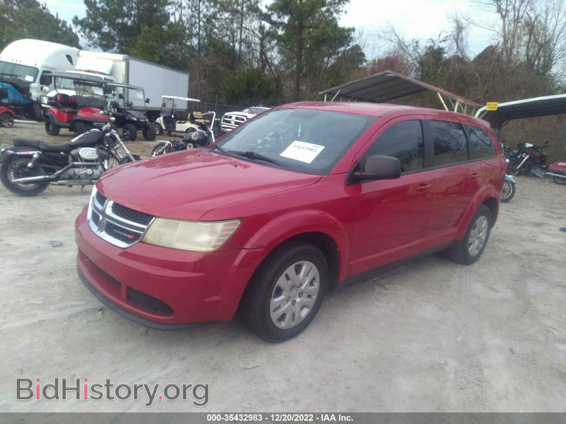 2014 DODGE JOURNEY - VIN: 3C4PDCAB8ET150792 - Фото 2