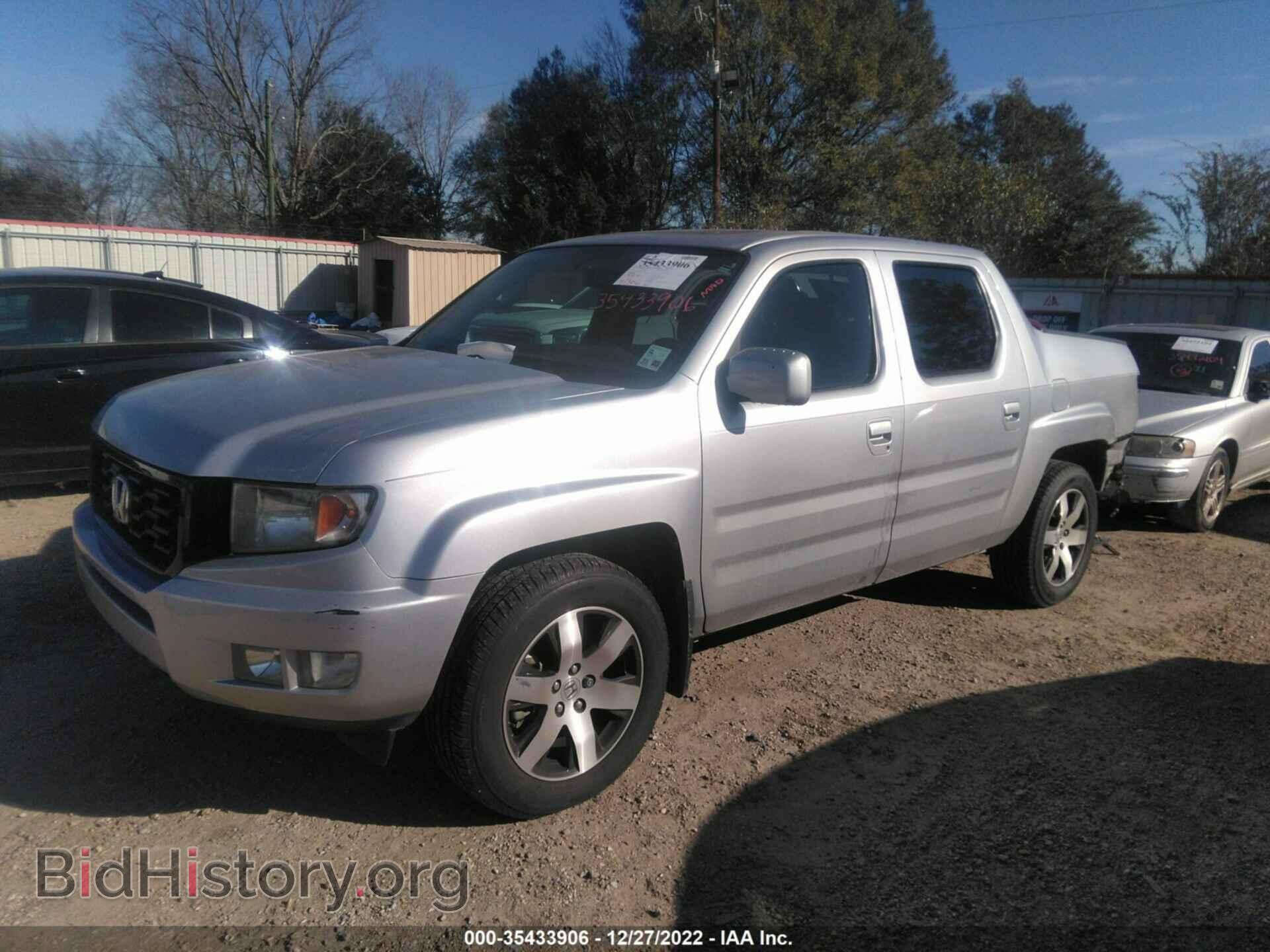 2014 HONDA RIDGELINE - VIN: 5FPYK1F69EB010881 - Фото 2
