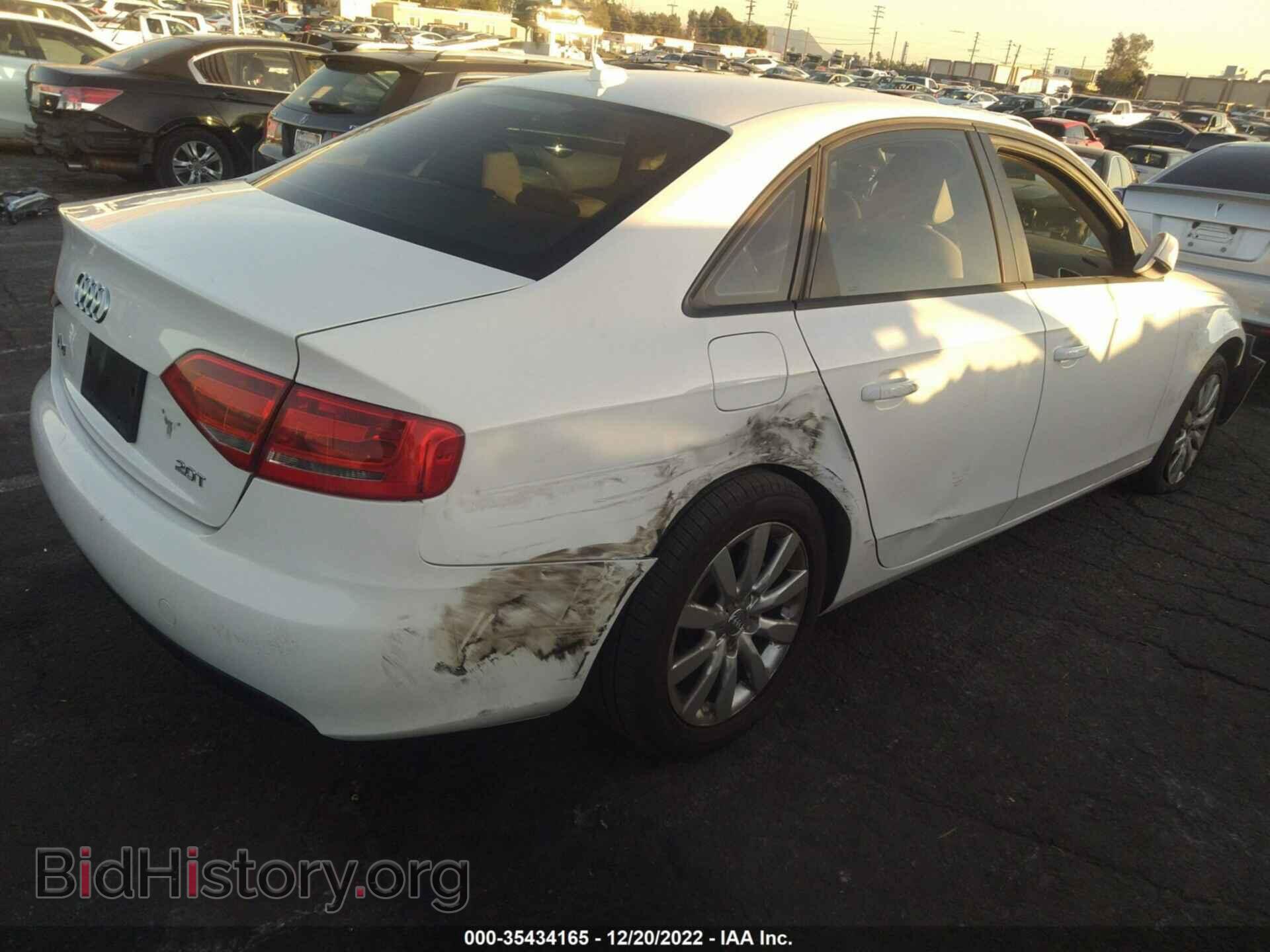 2012 AUDI A4 - VIN: WAUAFAFL6CN005329 - Фото 4