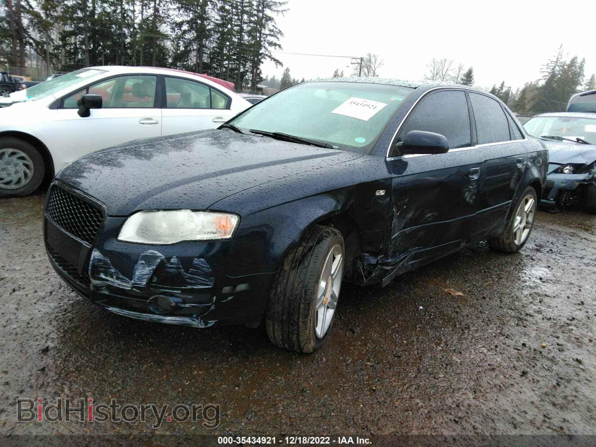 2007 AUDI A4 - VIN: WAUAF78E57A166317 - Photo 2