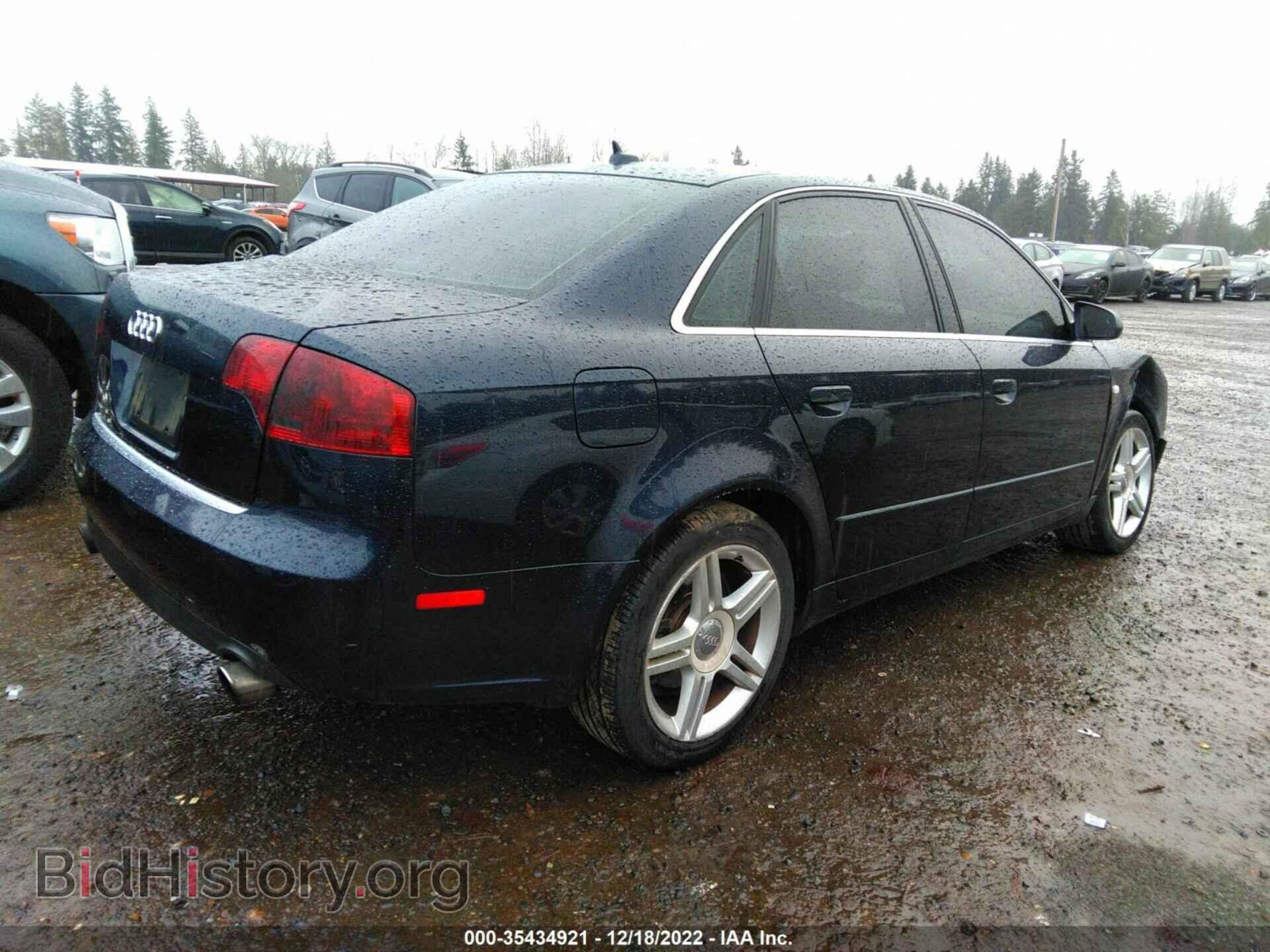 2007 AUDI A4 - VIN: WAUAF78E57A166317 - Photo 4