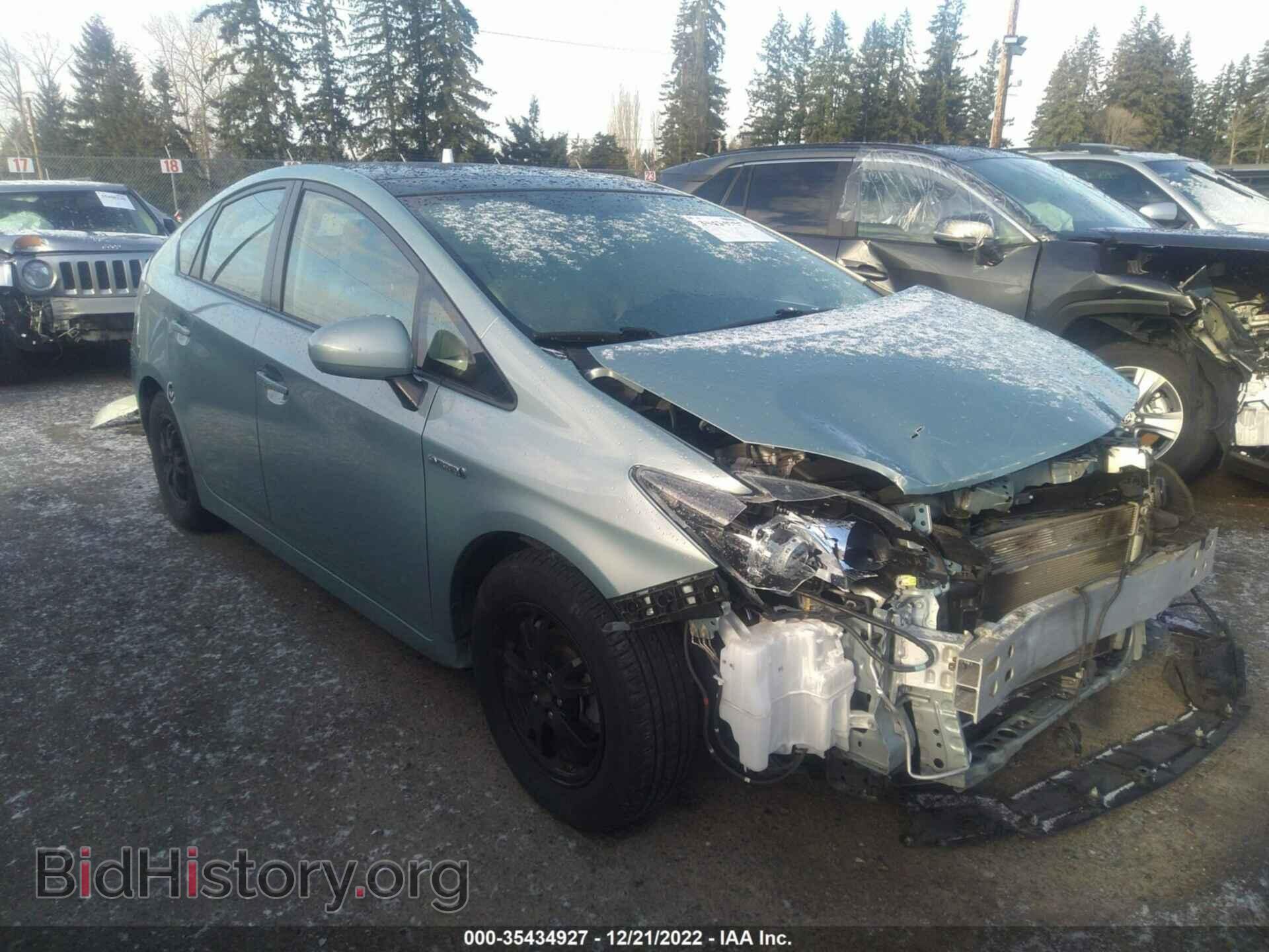 Фотография JTDKN3DUXC5427668 - TOYOTA PRIUS 2012
