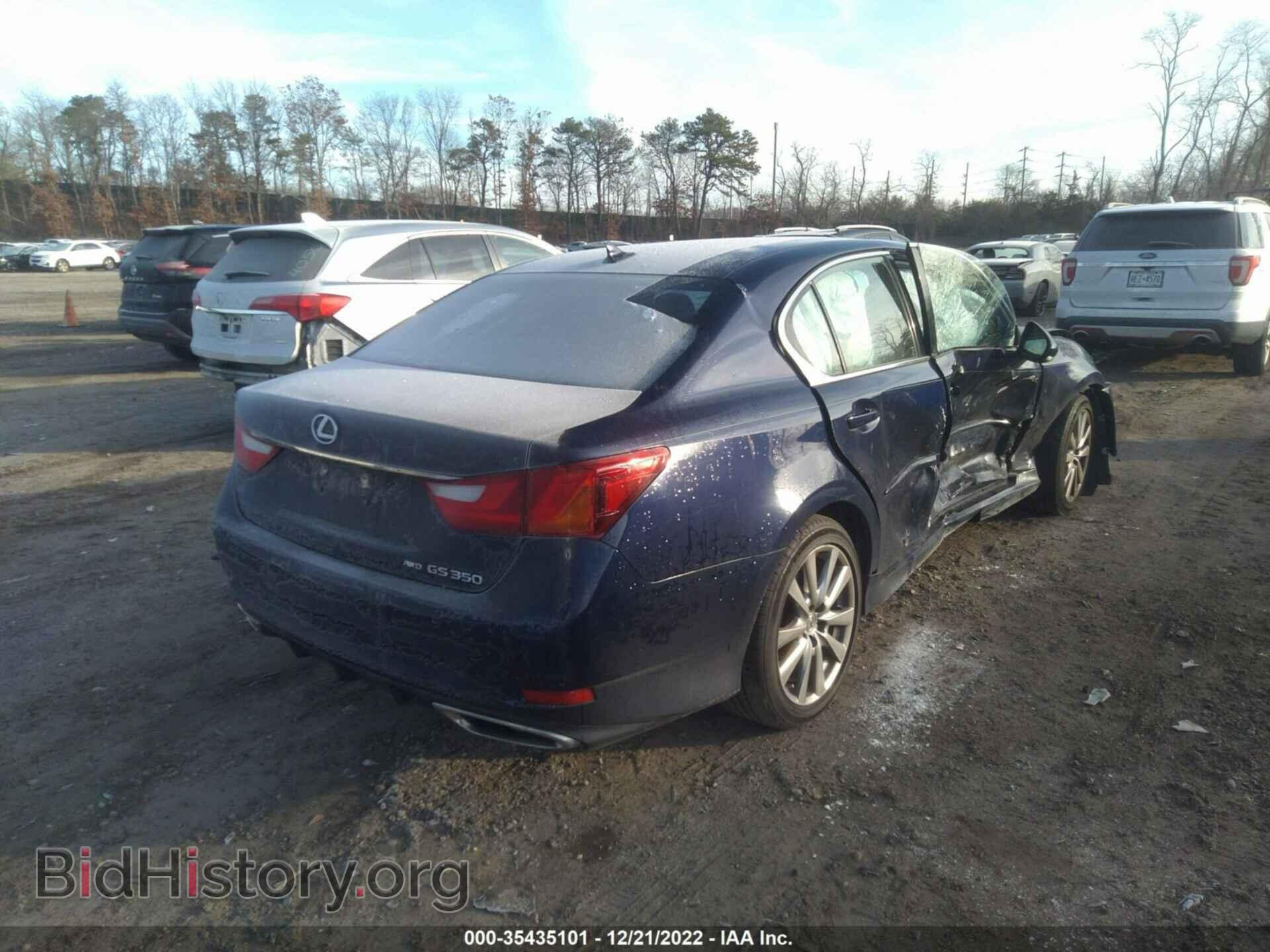 2014 LEXUS GS 350 - VIN: JTHCE1BL4E5028131 - Фото 4