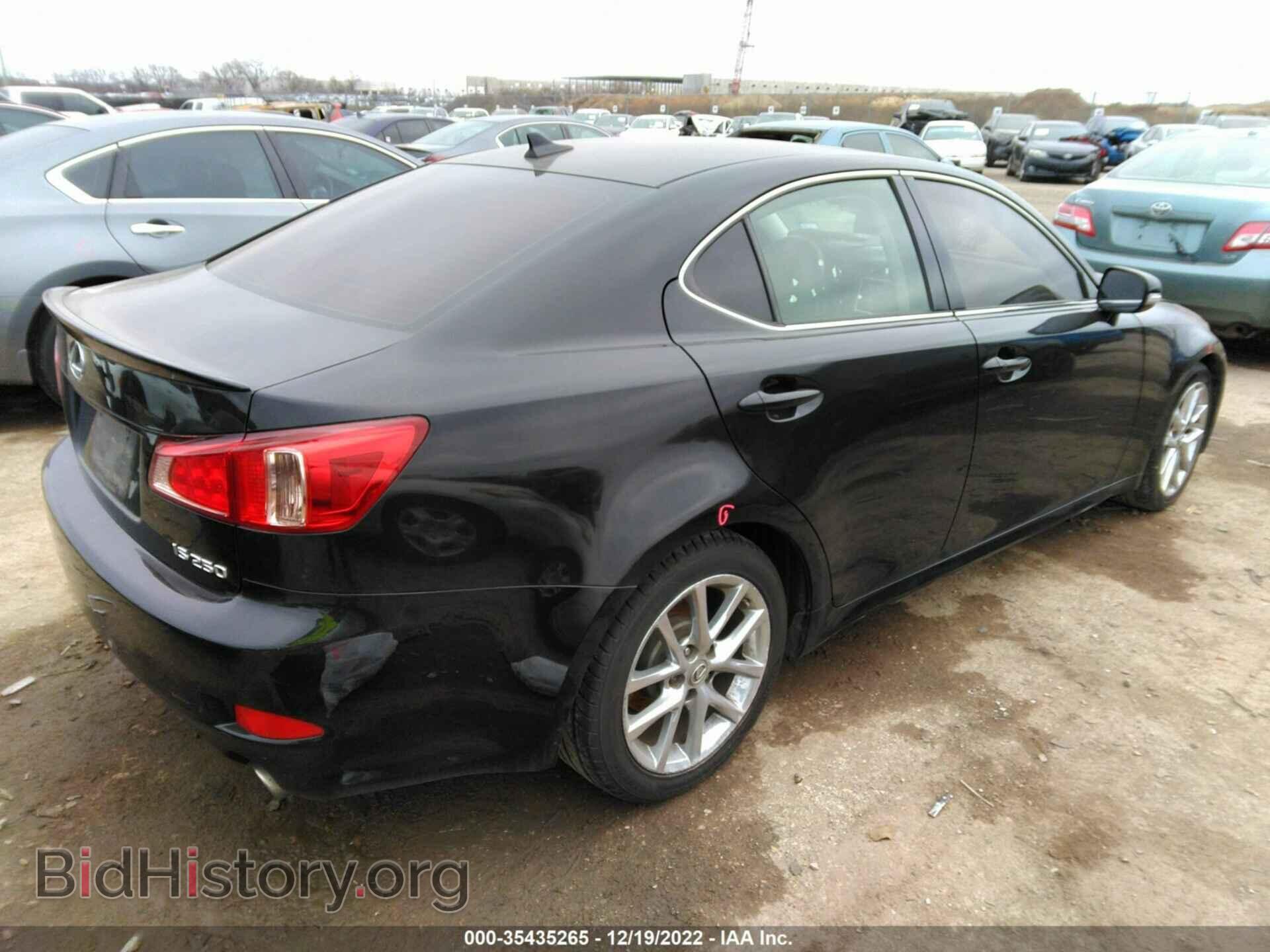 2012 LEXUS IS 250 - VIN: JTHBF5C25C5169616 - Фото 4