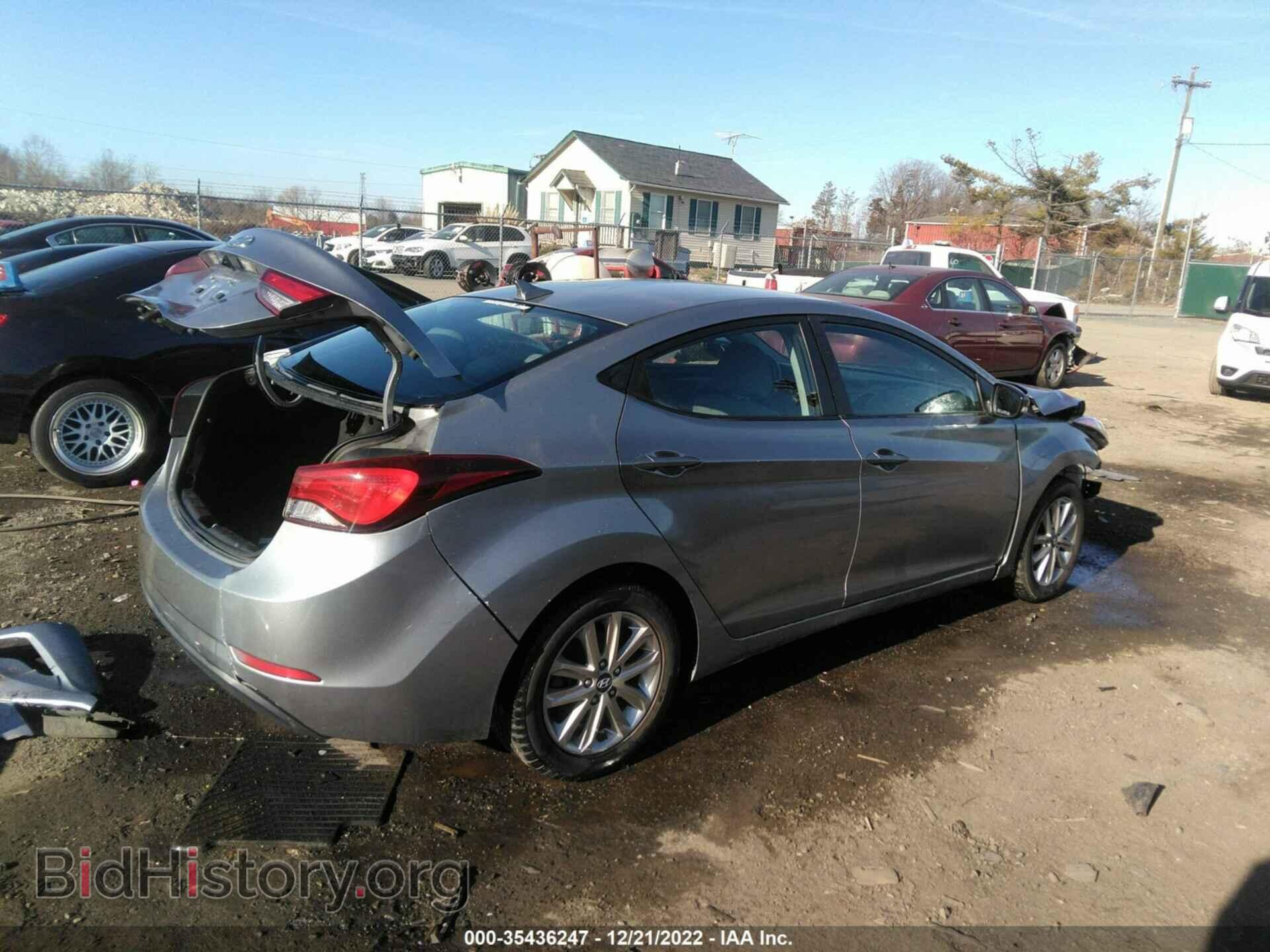 2014 HYUNDAI ELANTRA - VIN: KMHDH4AE2EU147430 - Фото 4