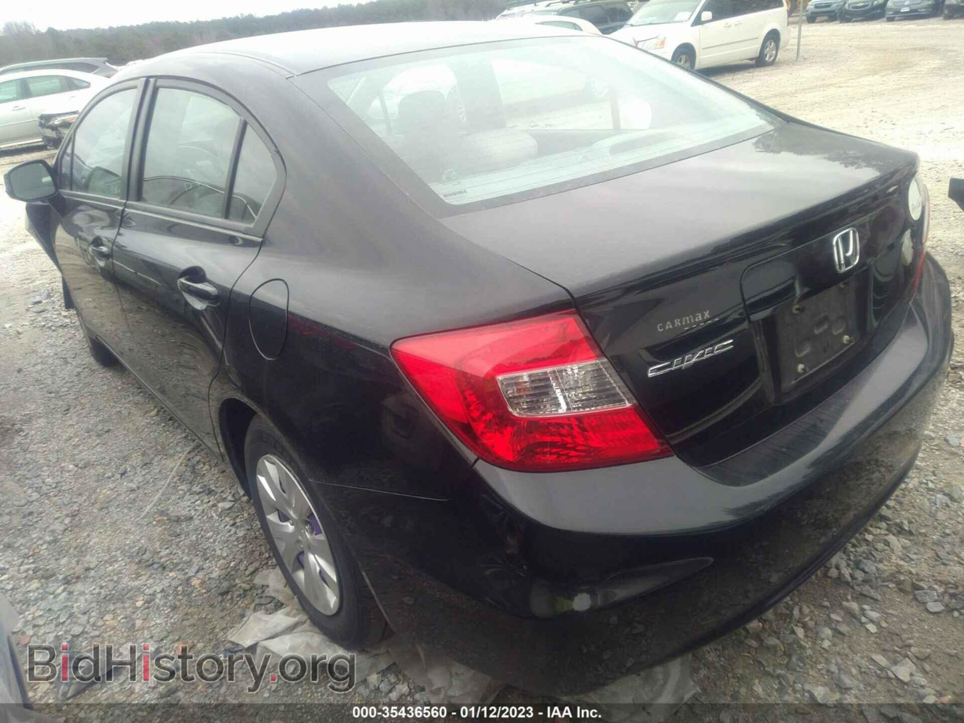 2012 HONDA CIVIC SDN - VIN: 19XFB2F59CE074418 - Фото 3