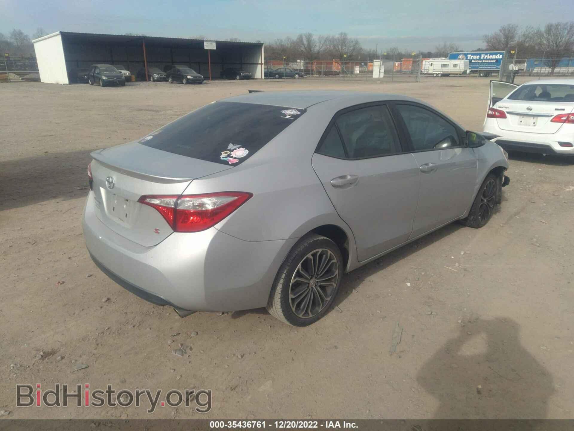 2015 TOYOTA COROLLA - VIN: 2T1BURHE8FC434764 - Фото 4