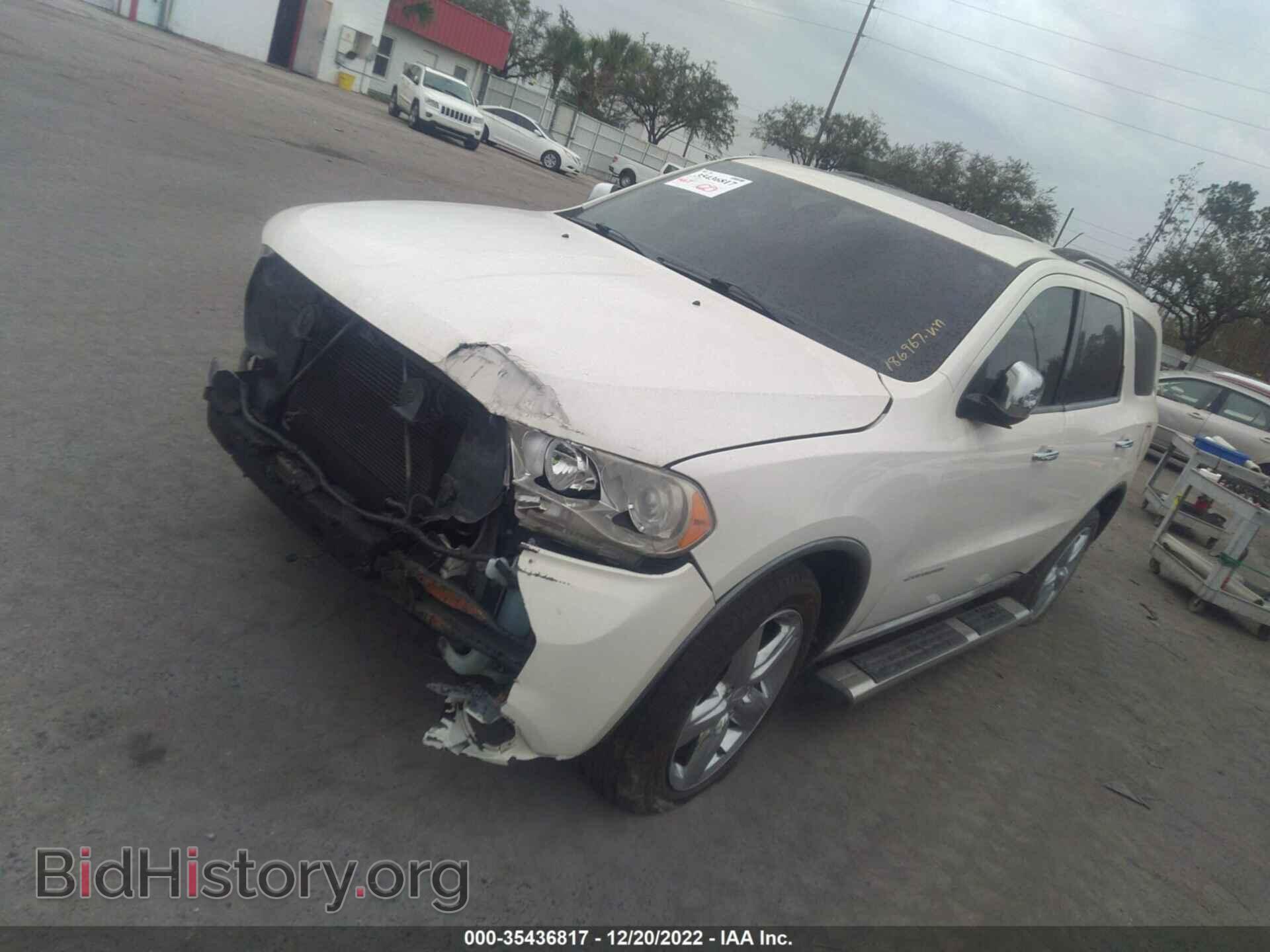 2012 DODGE DURANGO - VIN: 1C4SDHET6CC186967 - Photo 2