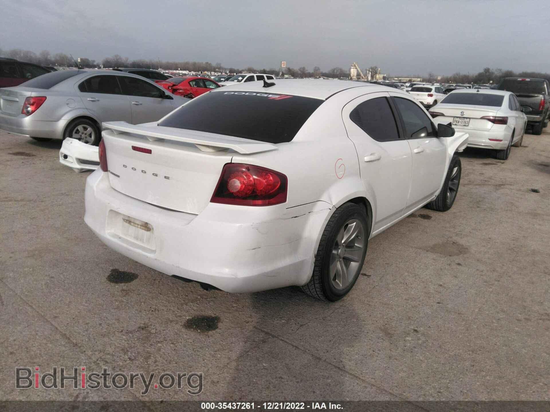 2014 DODGE AVENGER - VIN: 1C3CDZAG4EN218121 - Фото 4
