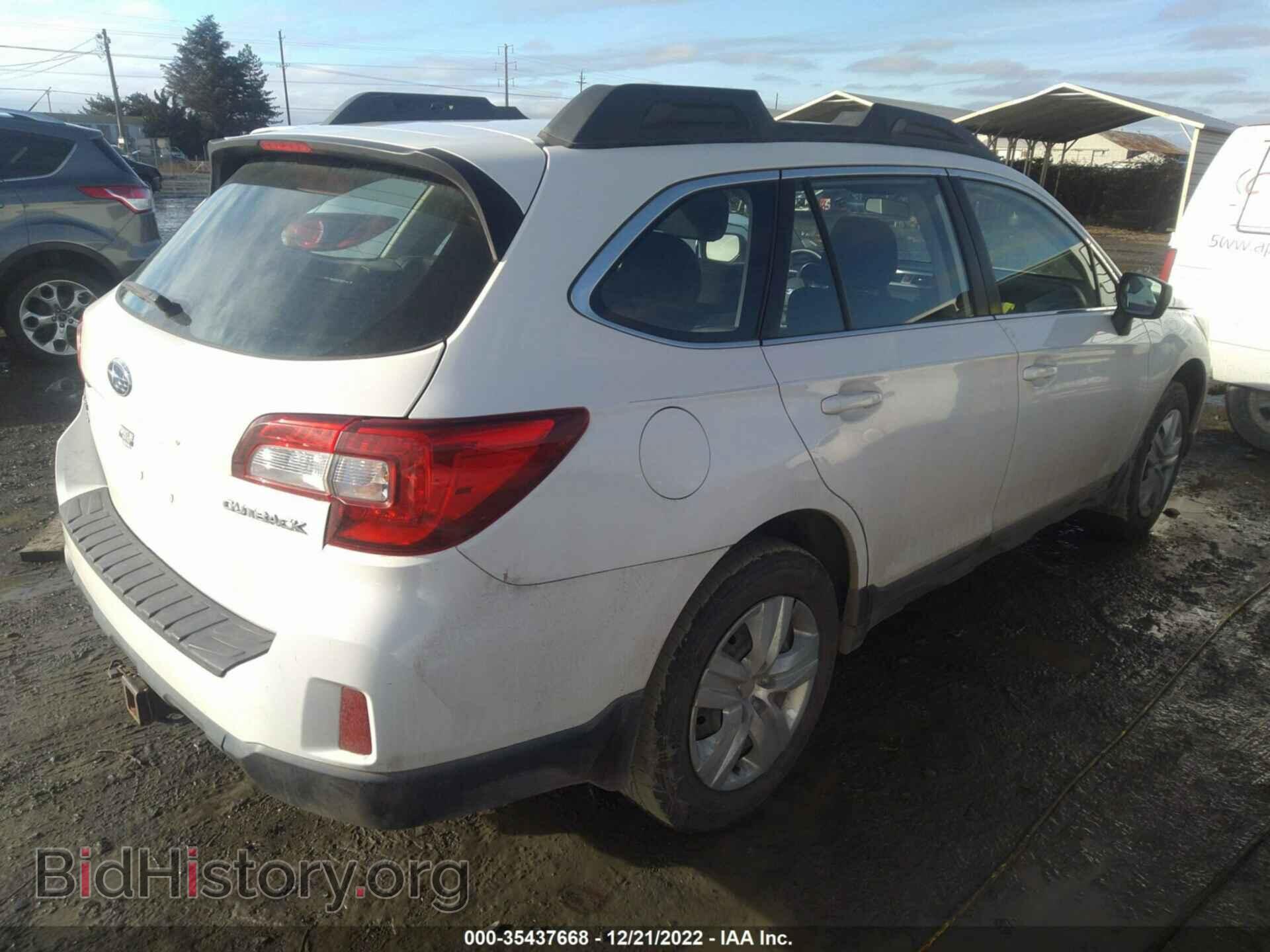 2016 SUBARU OUTBACK - VIN: 4S4BSBAC1G3266249 - Фото 4