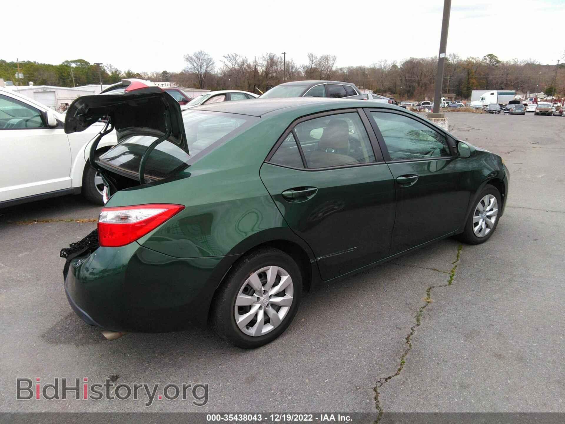 2014 TOYOTA COROLLA - VIN: 2T1BURHE3EC180508 - Фото 4