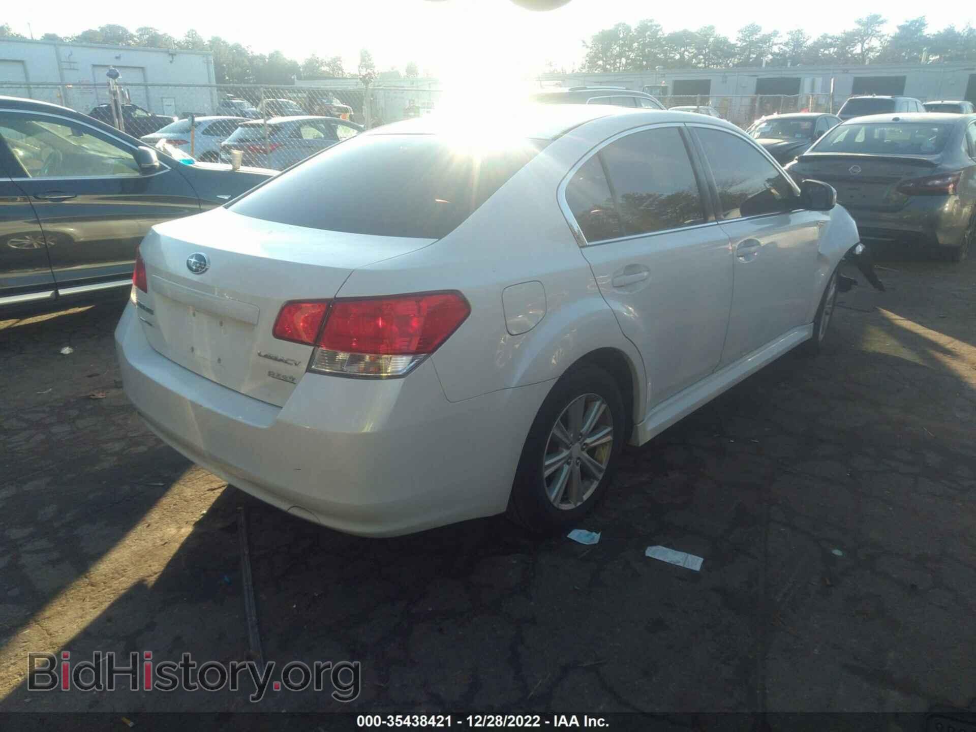 2012 SUBARU LEGACY - VIN: 4S3BMBC68C3039057 - Фото 4