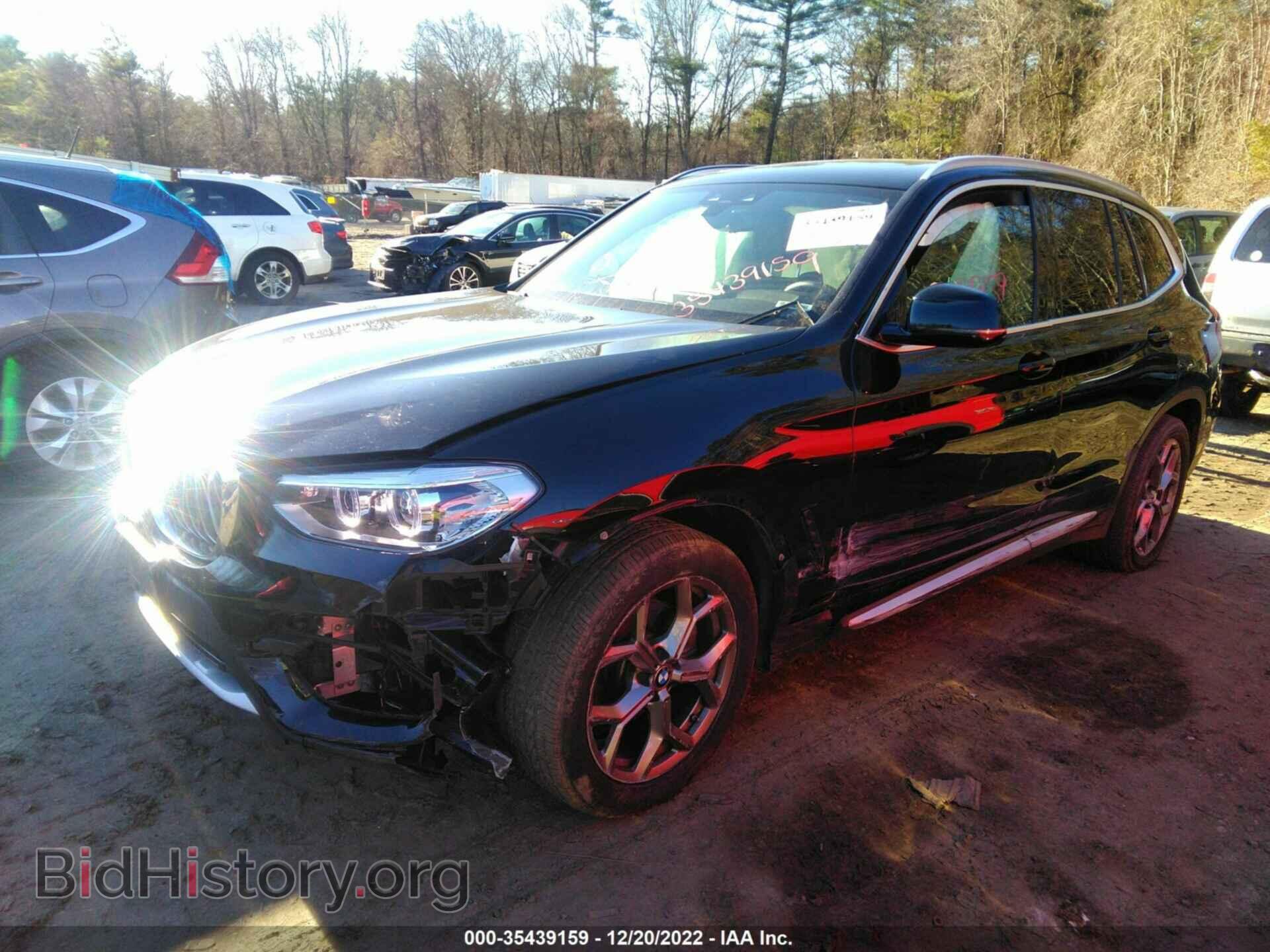 2021 BMW X3 - VIN: 5UXTY5C03M9E76843 - Фото 2