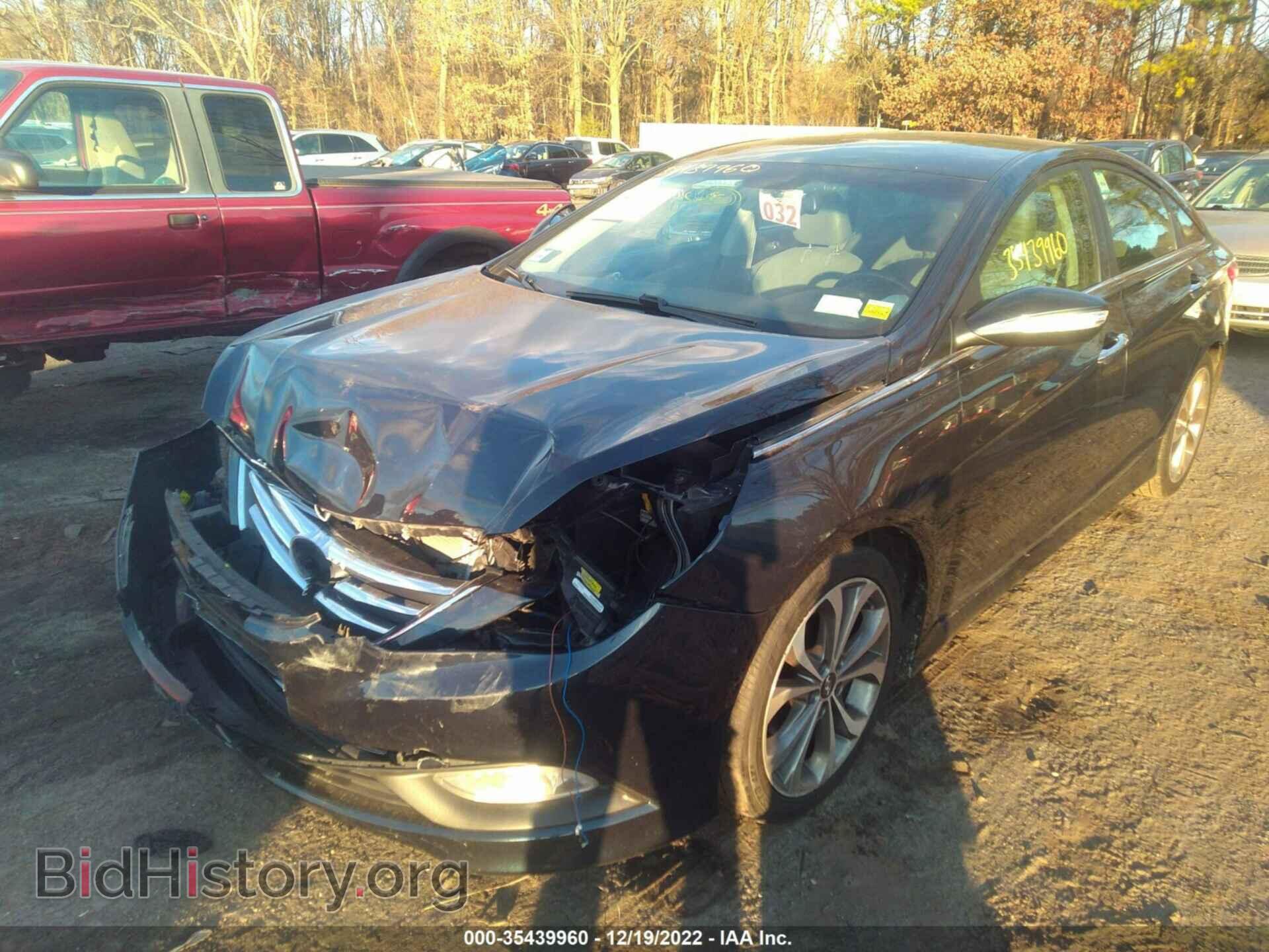 2014 HYUNDAI SONATA - VIN: 5NPEC4AC2EH820782 - Фото 2