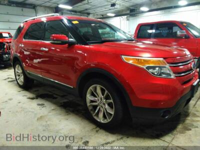 2011 Ford EXPLORER Limited, красный — VIN 1FMHK8F86BGA59889, IAAI